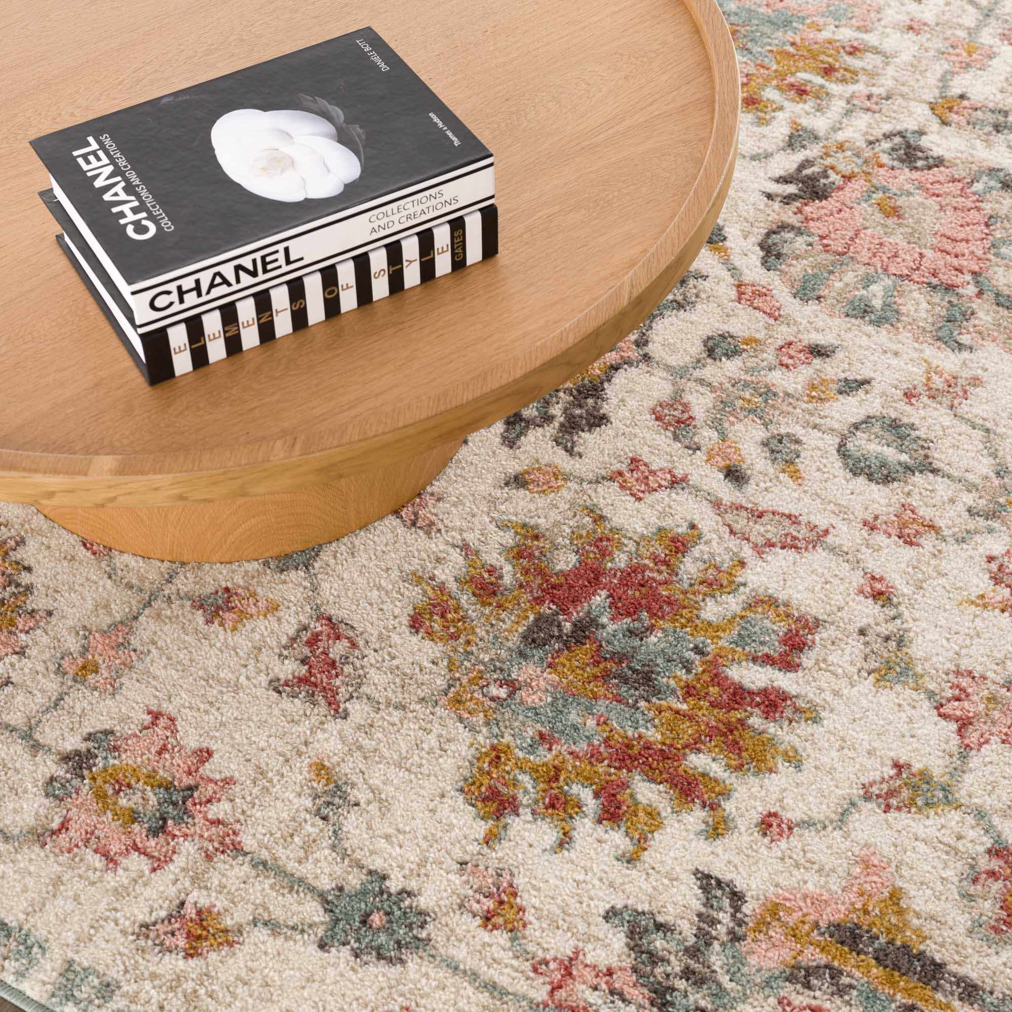 Exquisite Hauteloom Twilight Floral Performance Rug