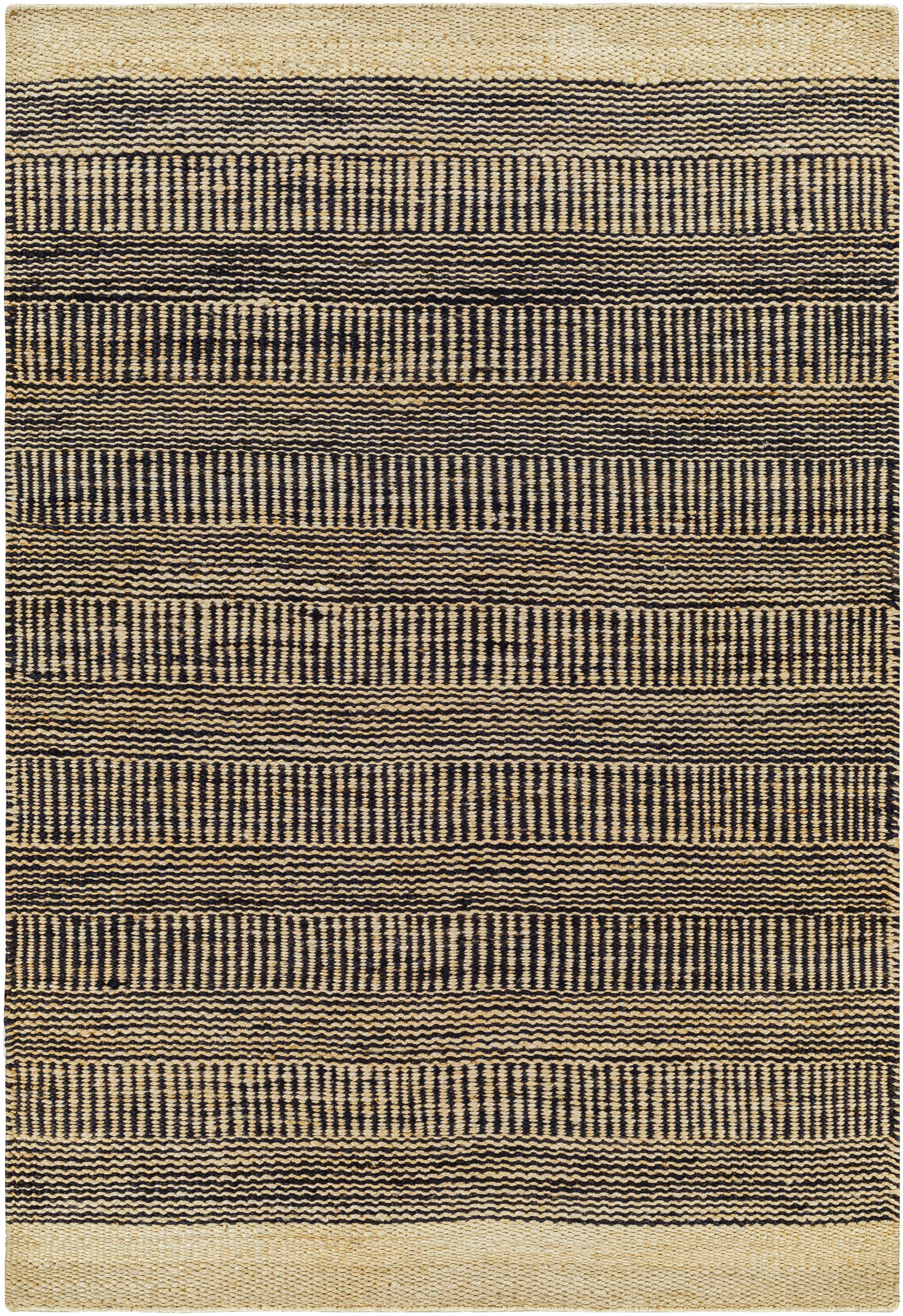 Exquisite Hauteloom Black Elle Jute Rug