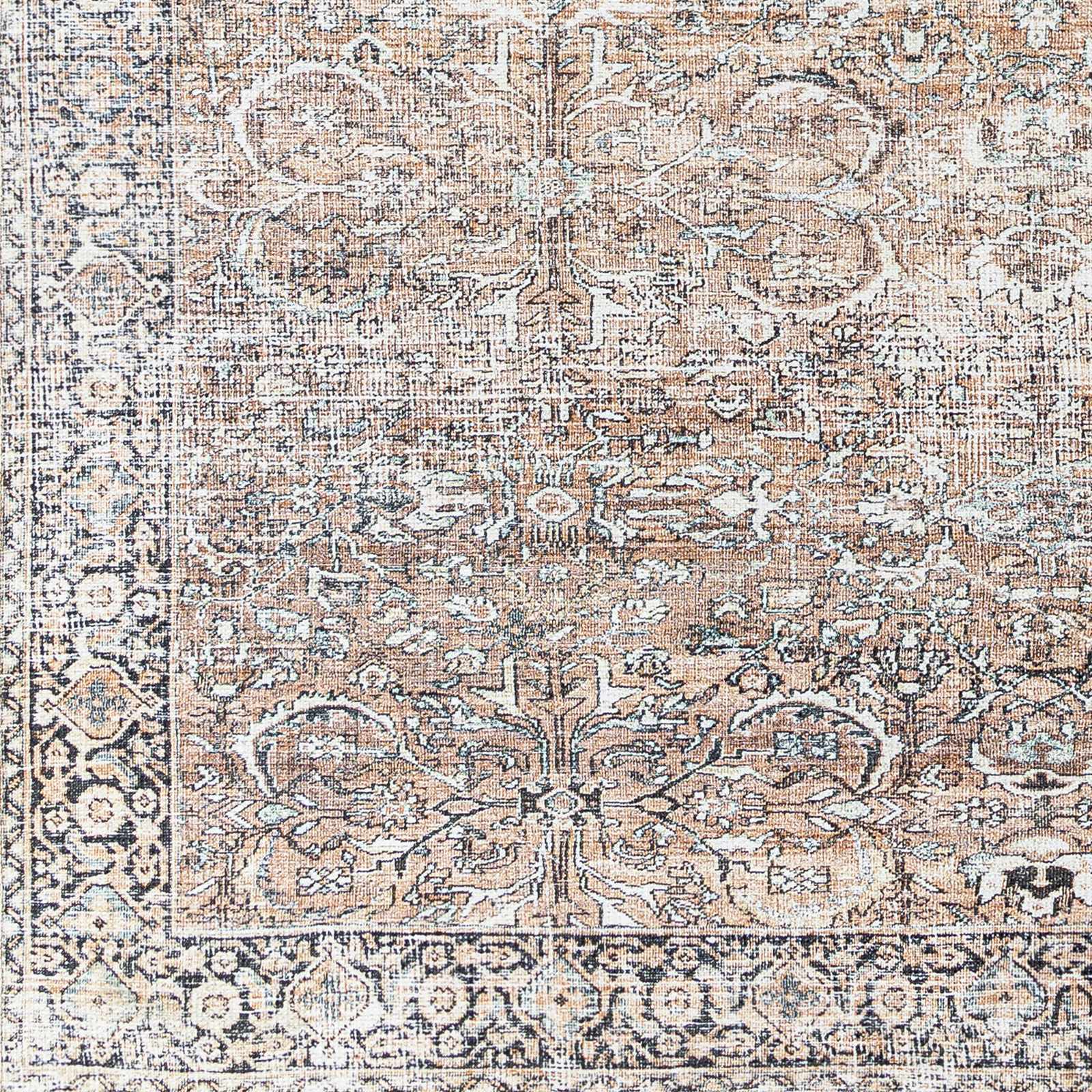 Hauteloom Jill Vintage Washable Area Rug - Your Cozy Home Essential