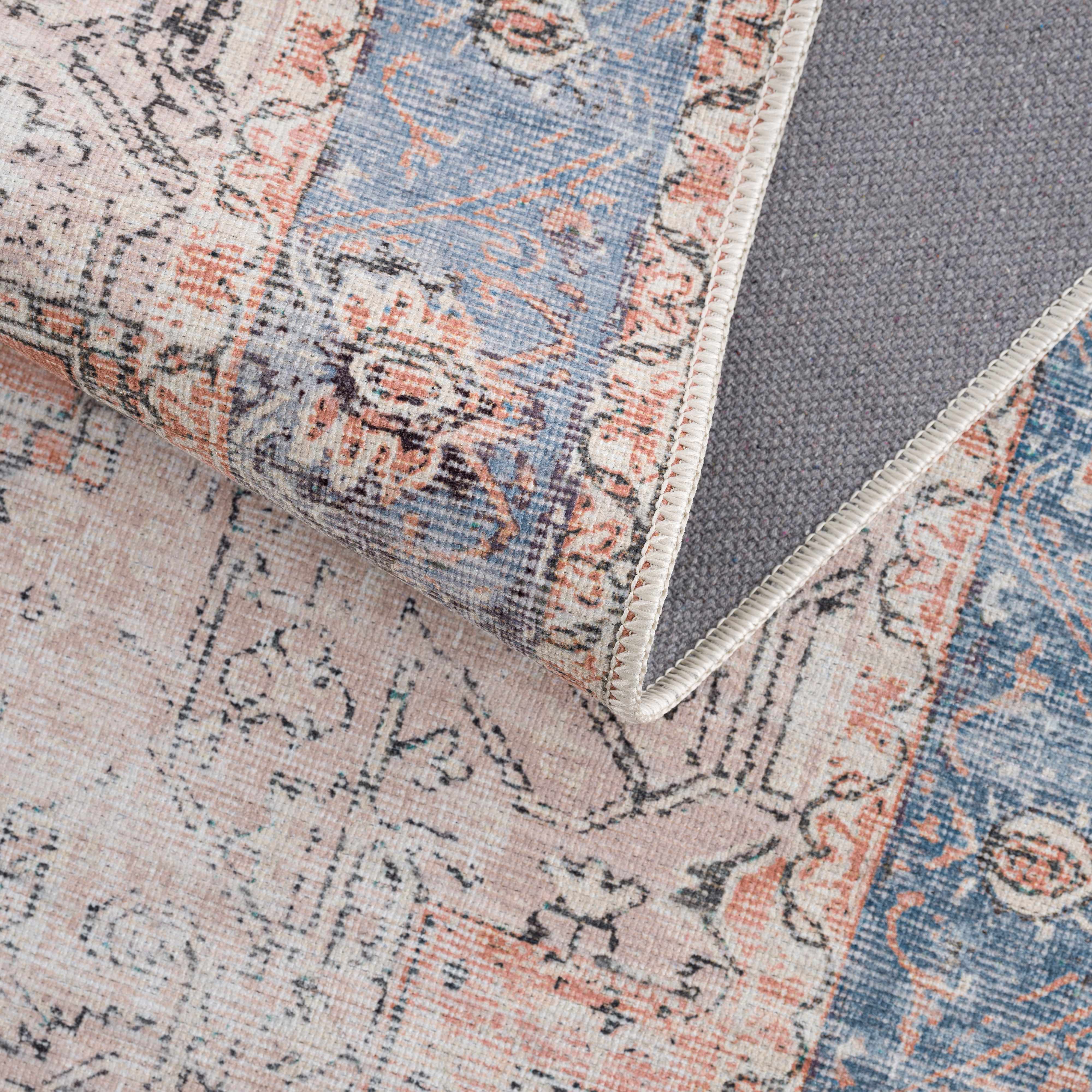 Hauteloom Rosman Distressed Washable Rug - Transform Your Space with Style