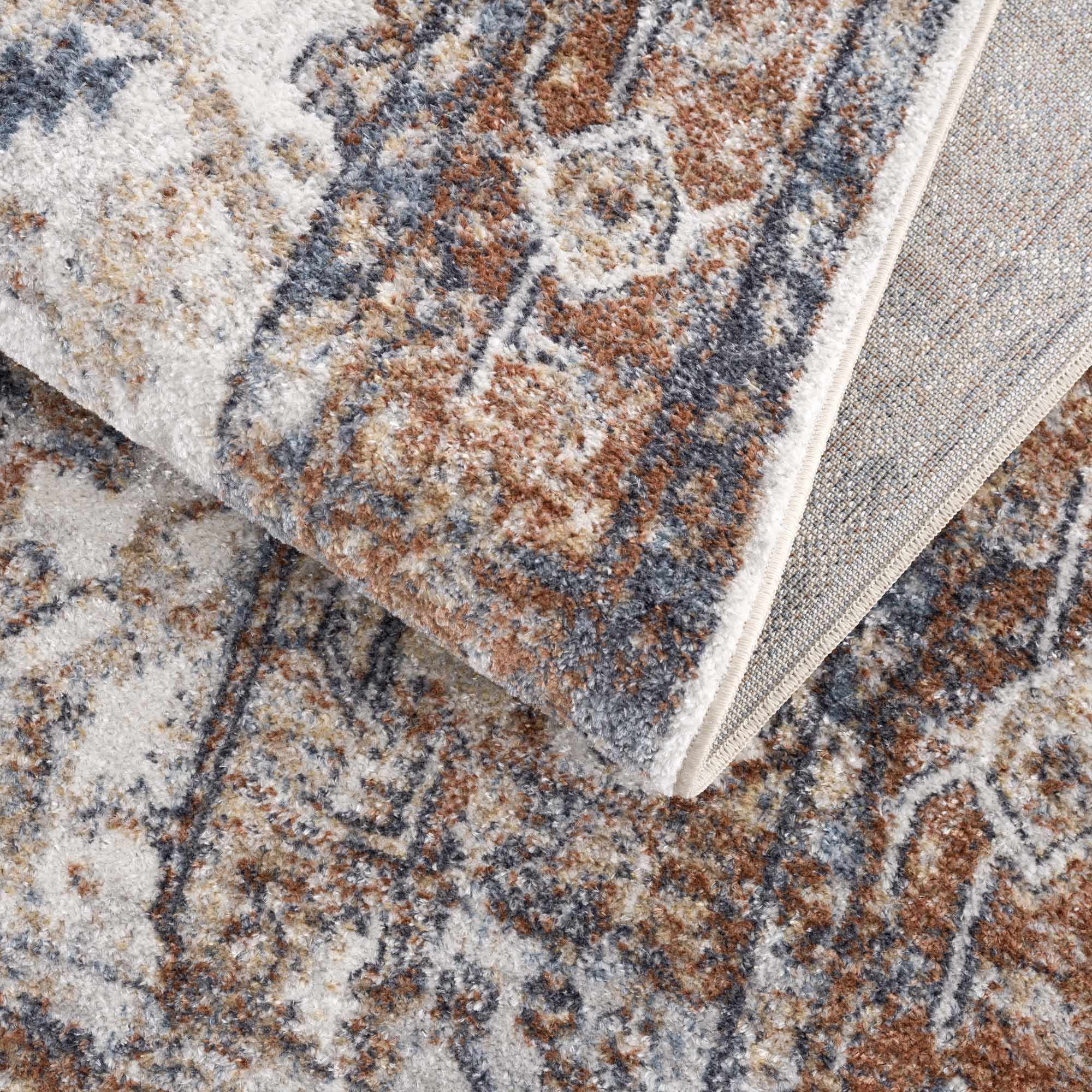 Hauteloom Rust Hera Washable Area Rug - Grab This Clearance Deal Now!