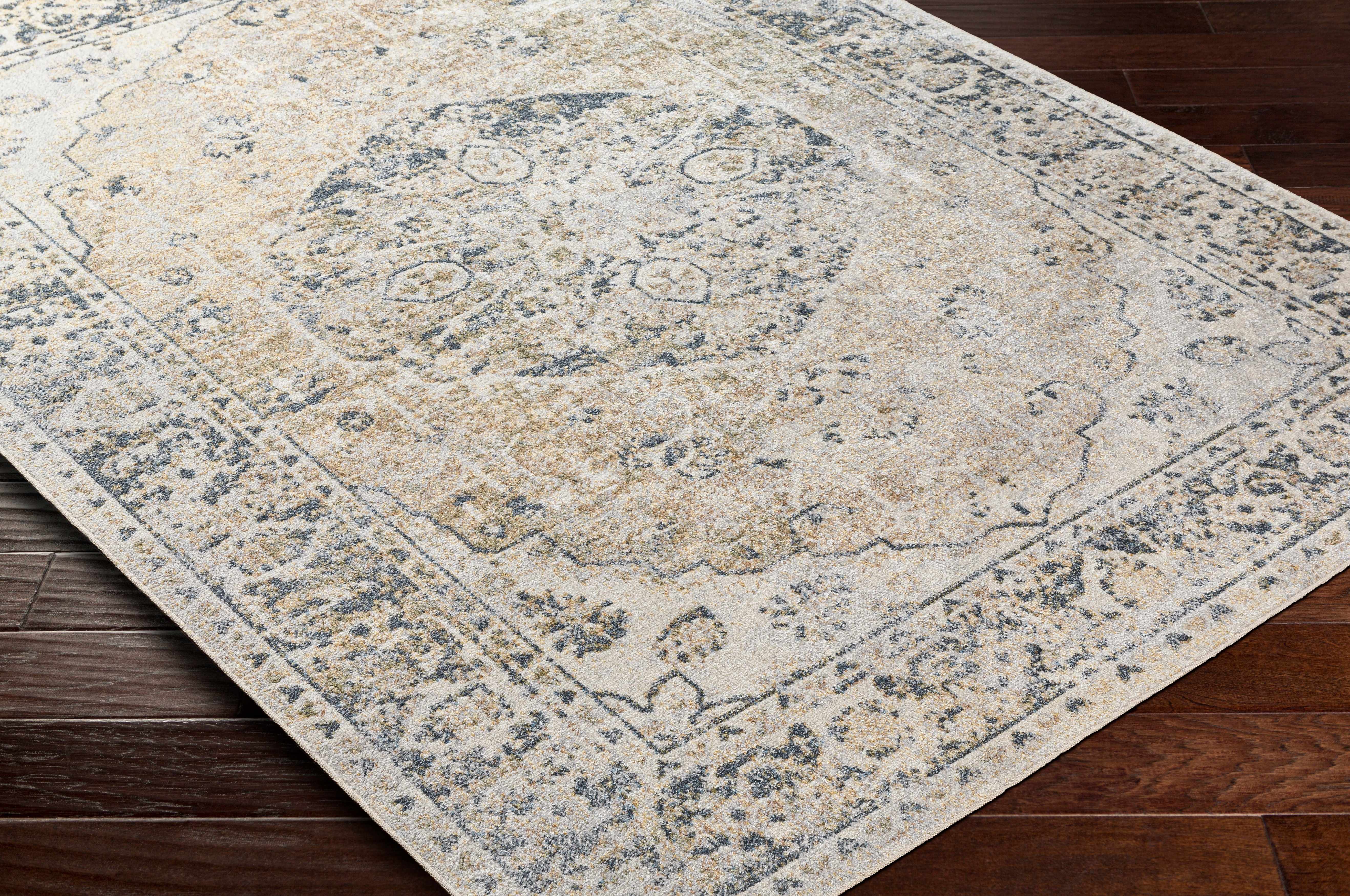 Luxurious Hauteloom Rudo Beige Washable Area Rug - Transform Your Space