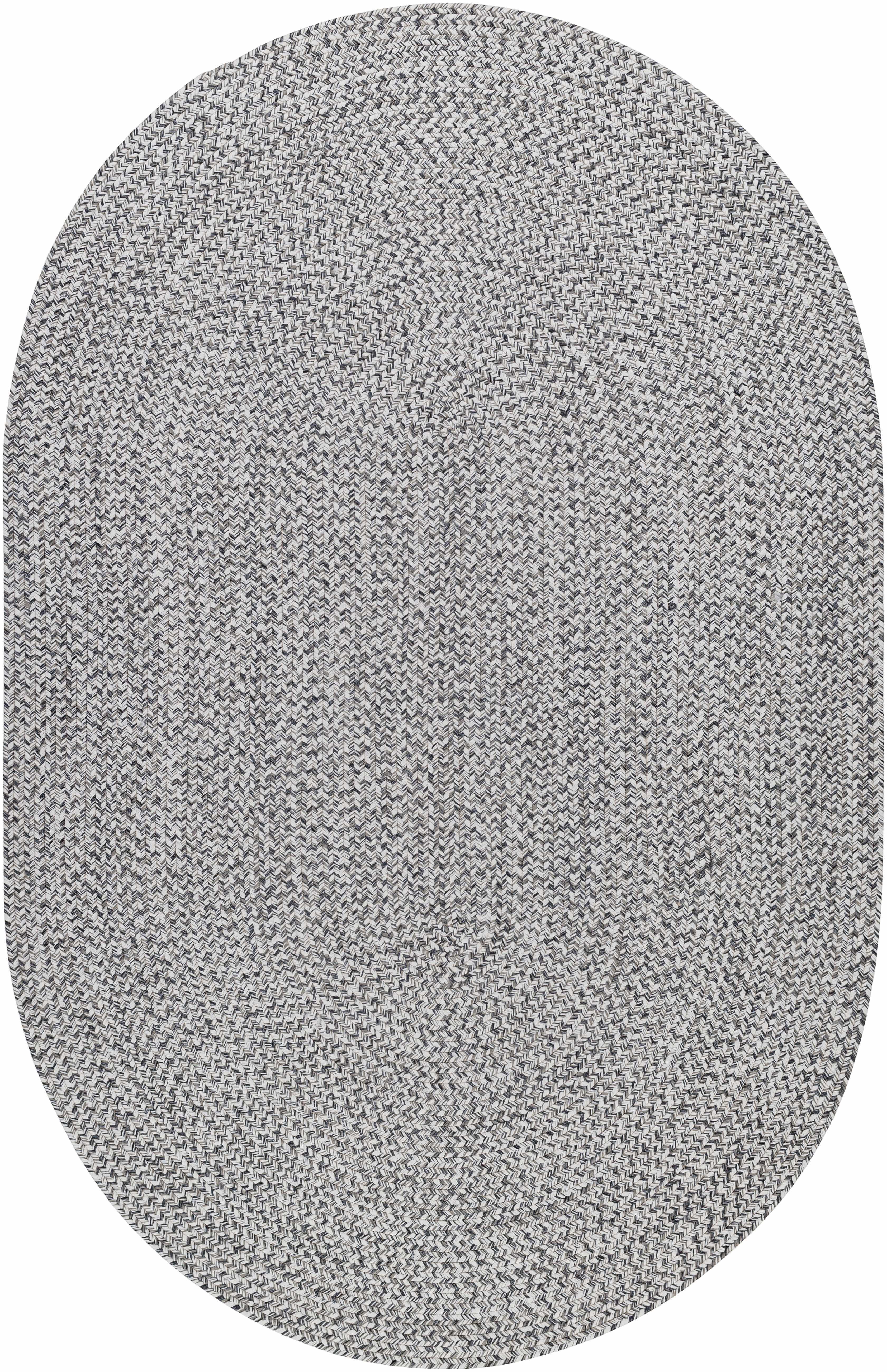 Hauteloom Cream Charcoal Braided Faux Jute Rug - A Stylish and Durable Addition to Your Space