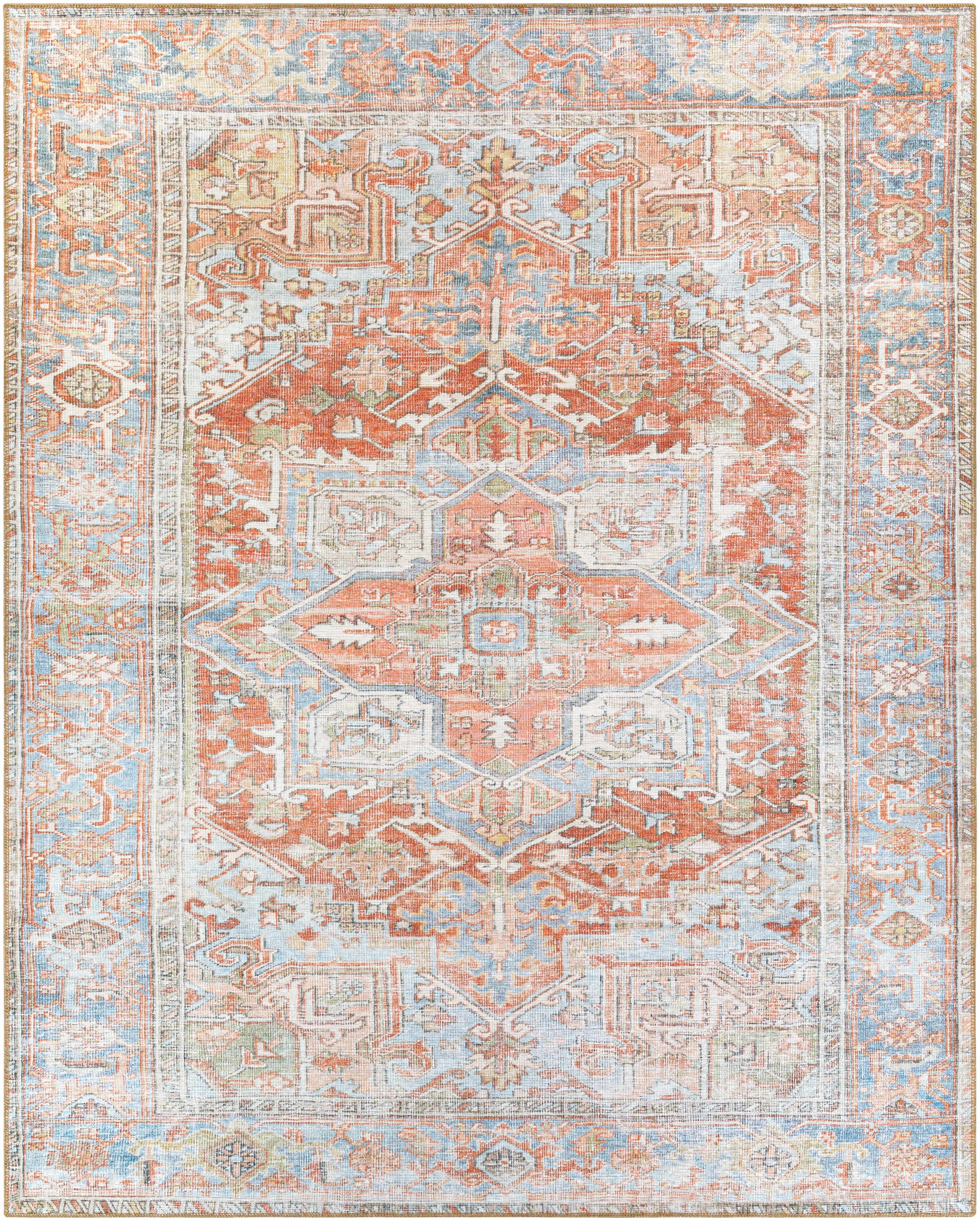 Hauteloom Maayon Washable Rug - Rustic Elegance for Your Space