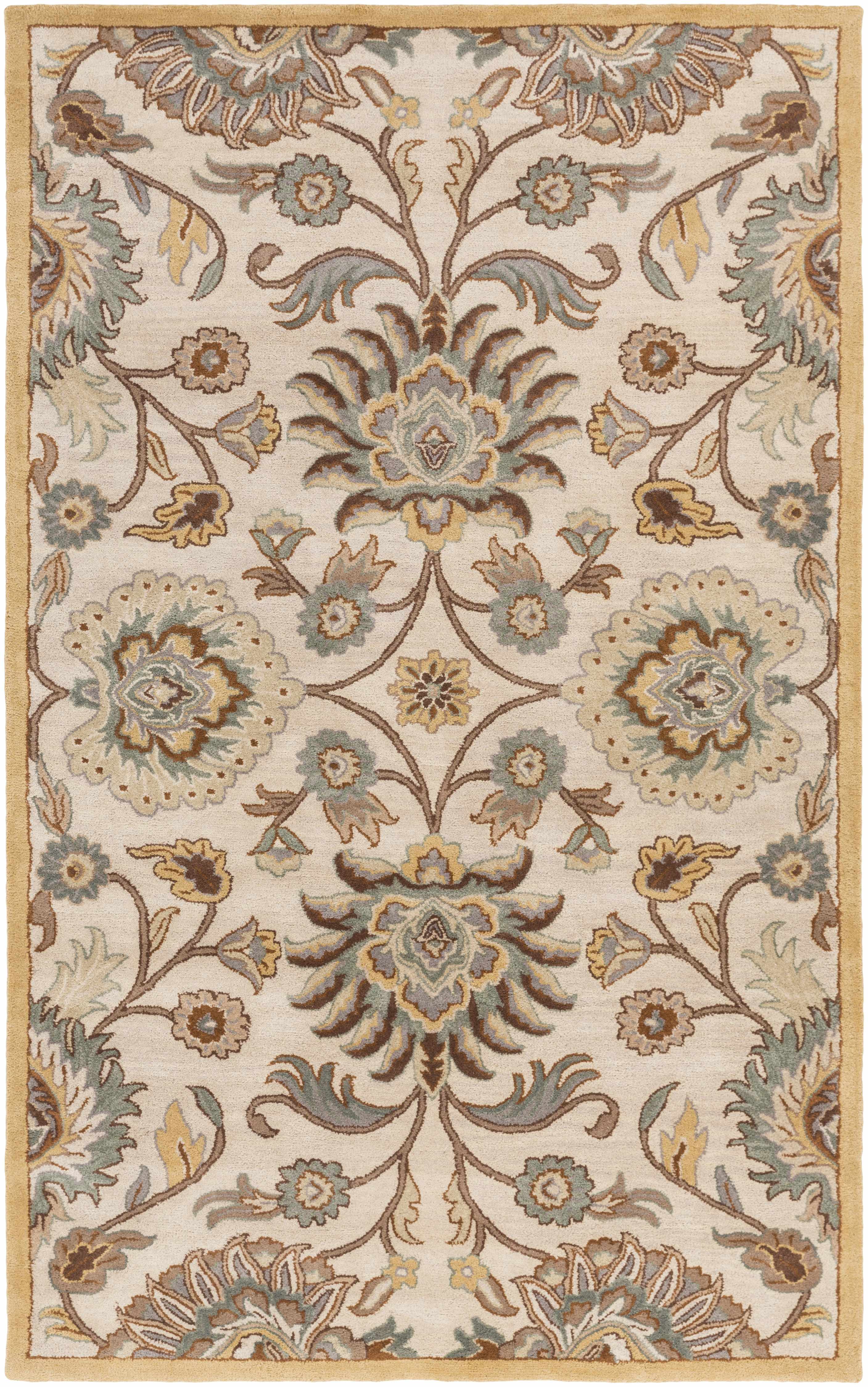 Hauteloom Conesus Hand Tufted Tan Wool Rug - A Luxurious Addition to Your Space