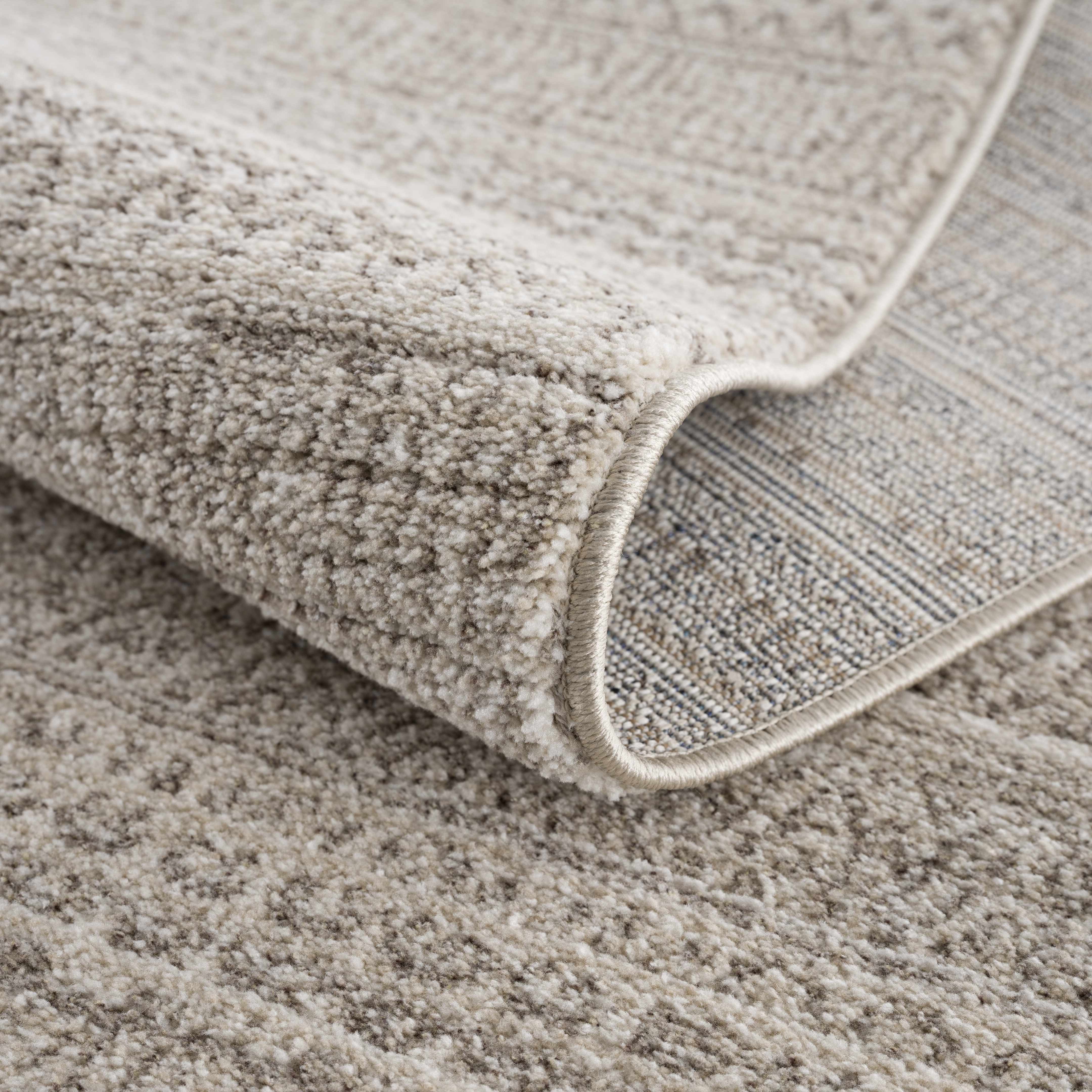 Indulge in Luxury: Hauteloom Nate Beige Tribal High Pile Carpet