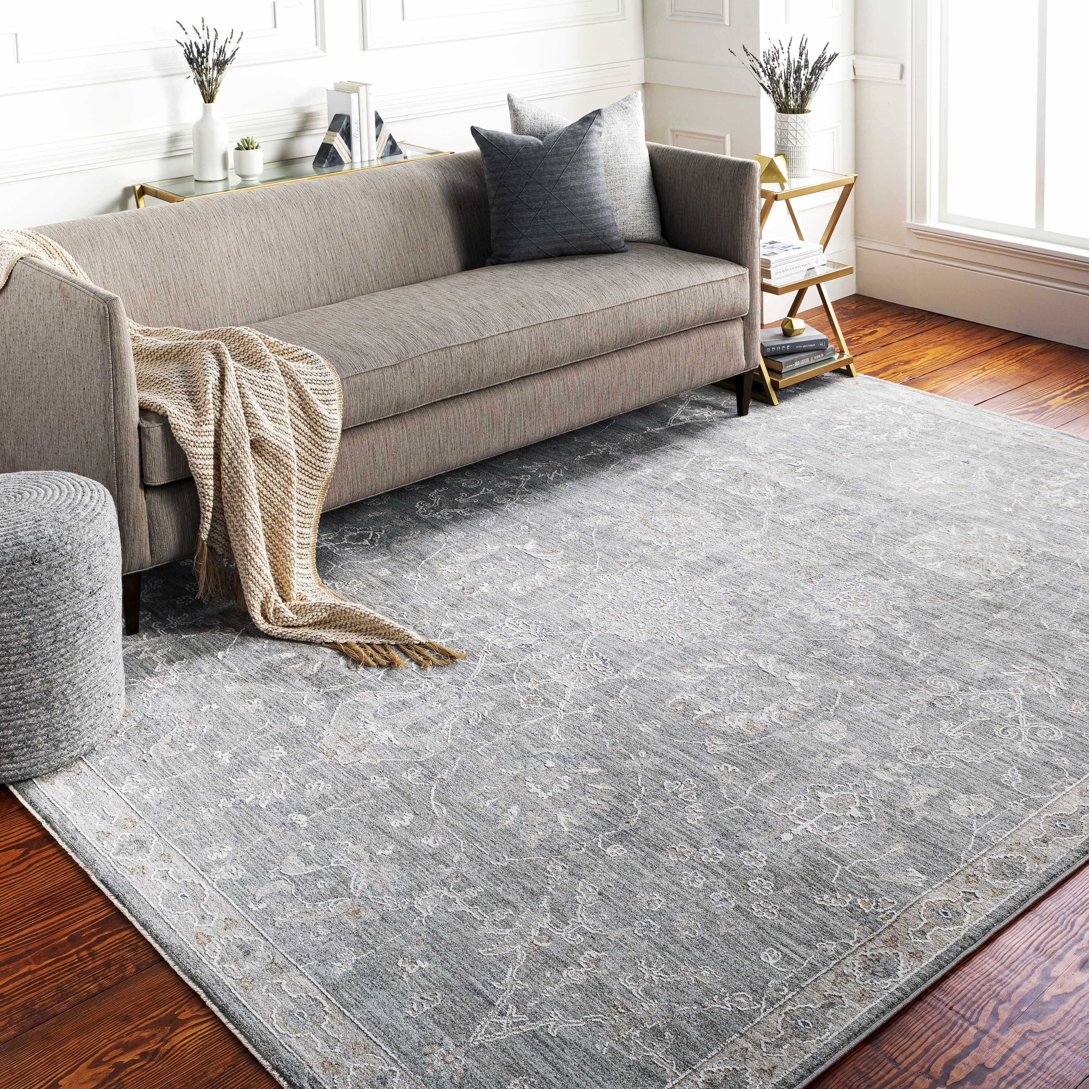 Exquisite Hauteloom Monterey Gray Persian Rug