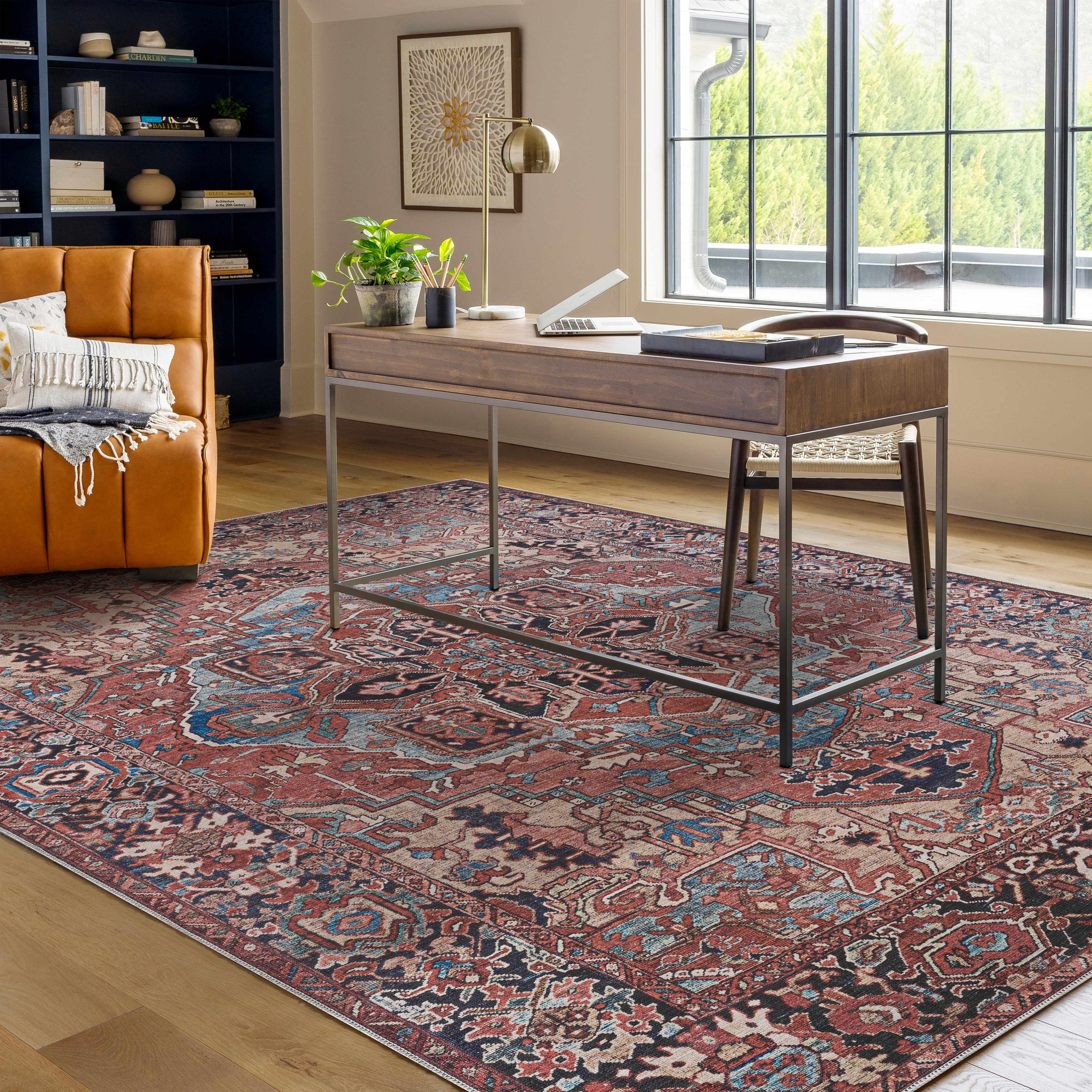 Hauteloom Neyland Washable Rug - A Splash of Style for Your Space