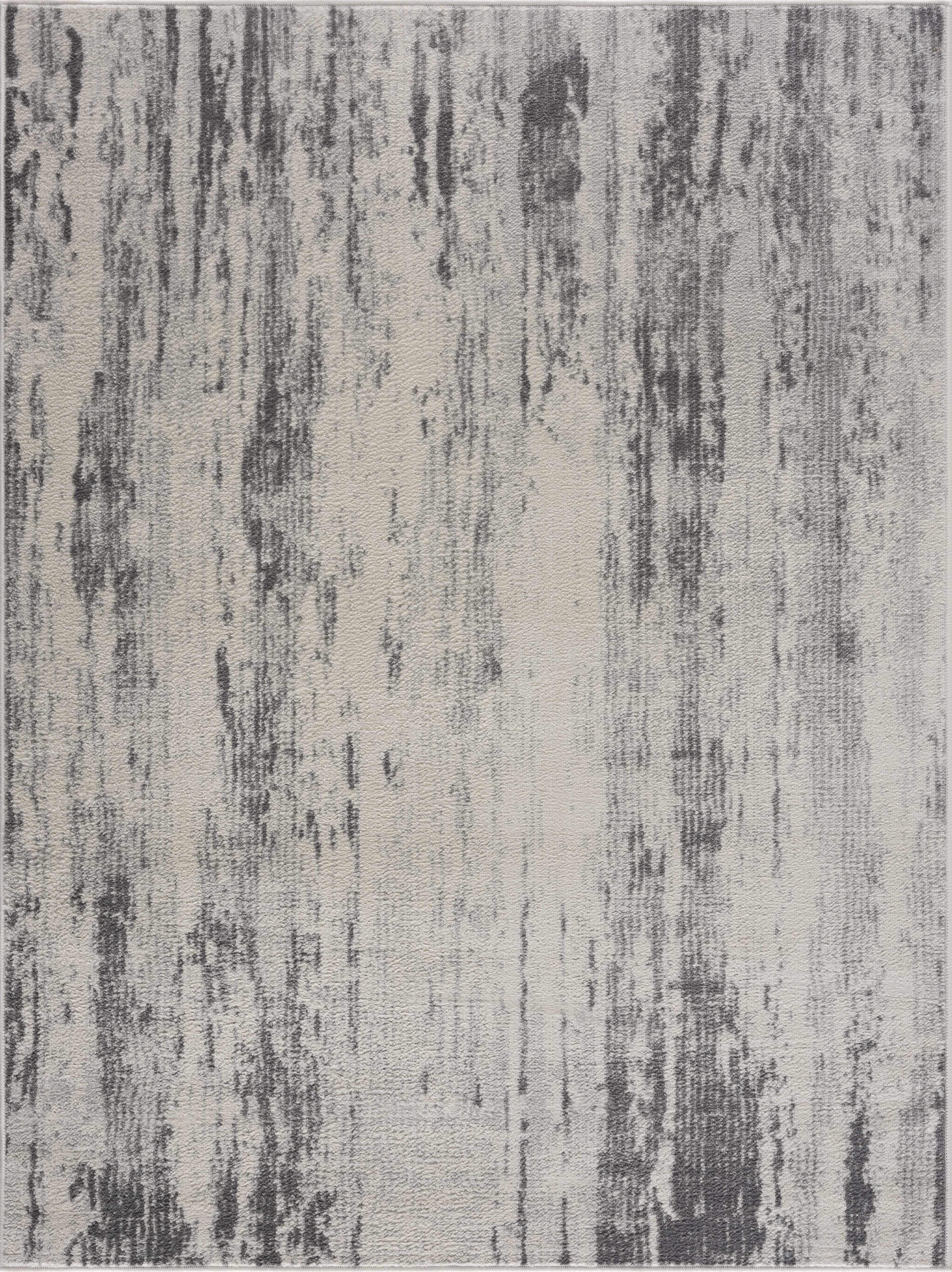 Exquisite Hauteloom Tigrima Ivory & Gray Area Rug
