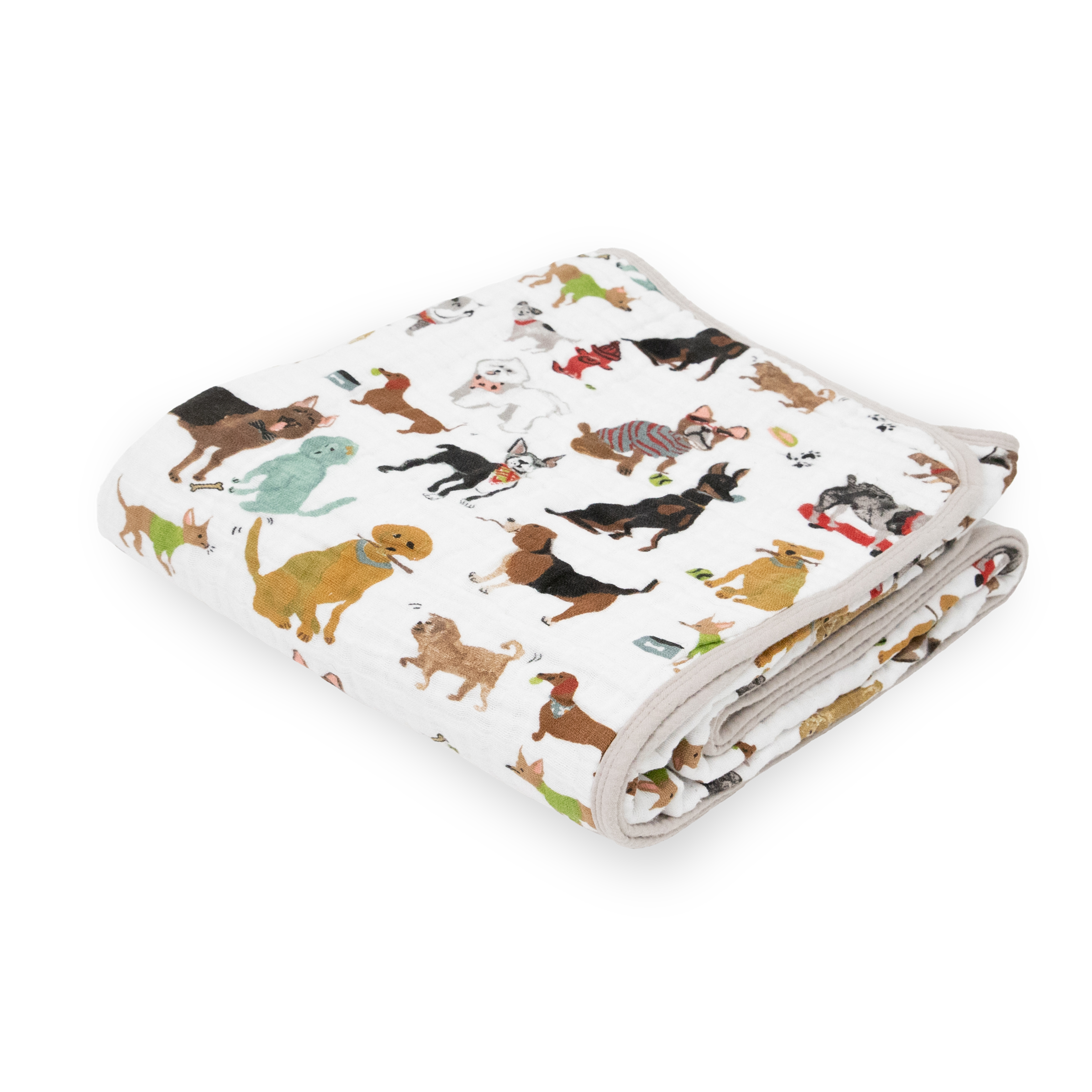 Little Unicorn Woof Original Cotton Muslin Quilt - Your Baby's Cozy Companion