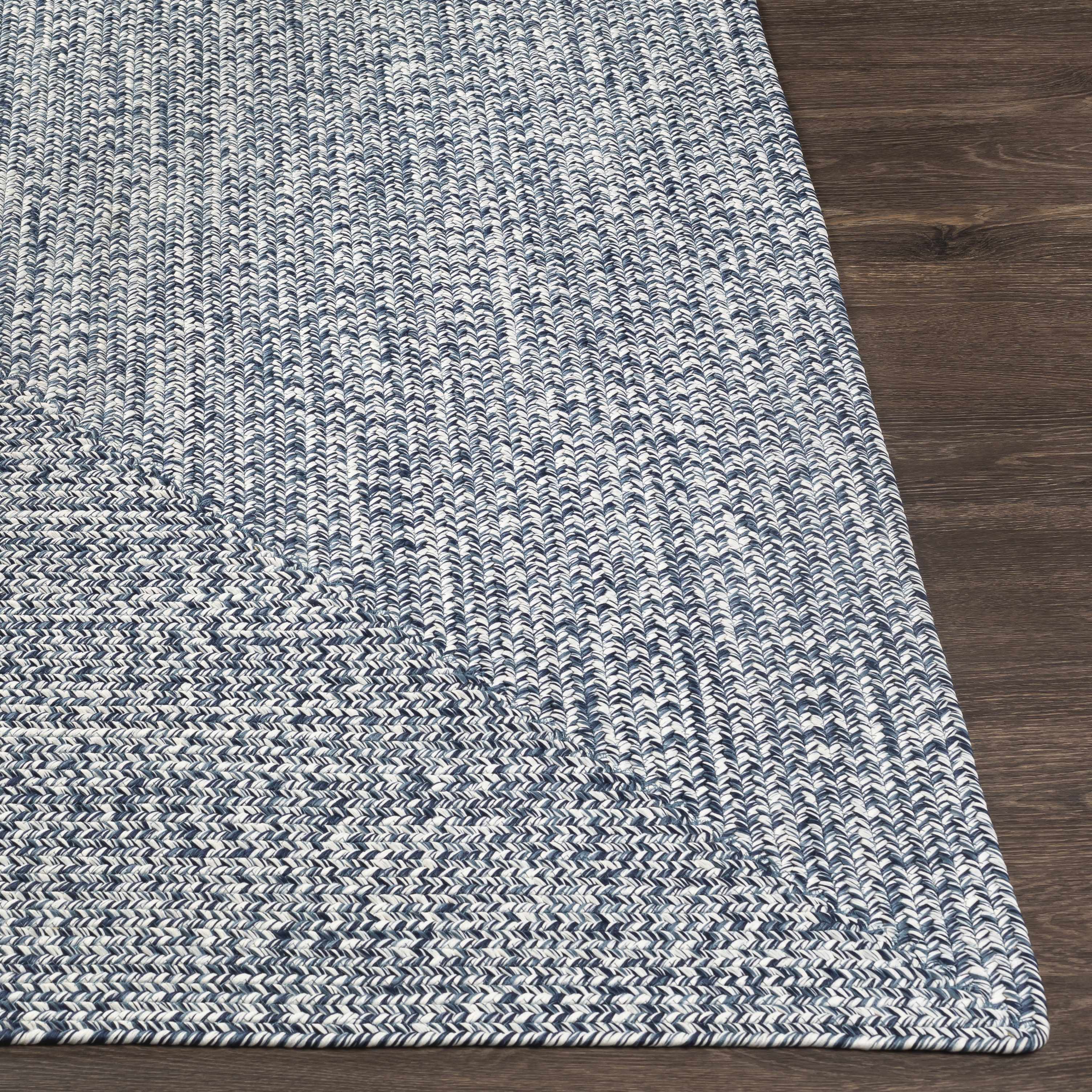 Exquisite Hauteloom Blue Braided Faux Jute Rug - A Must-Have for Your Space