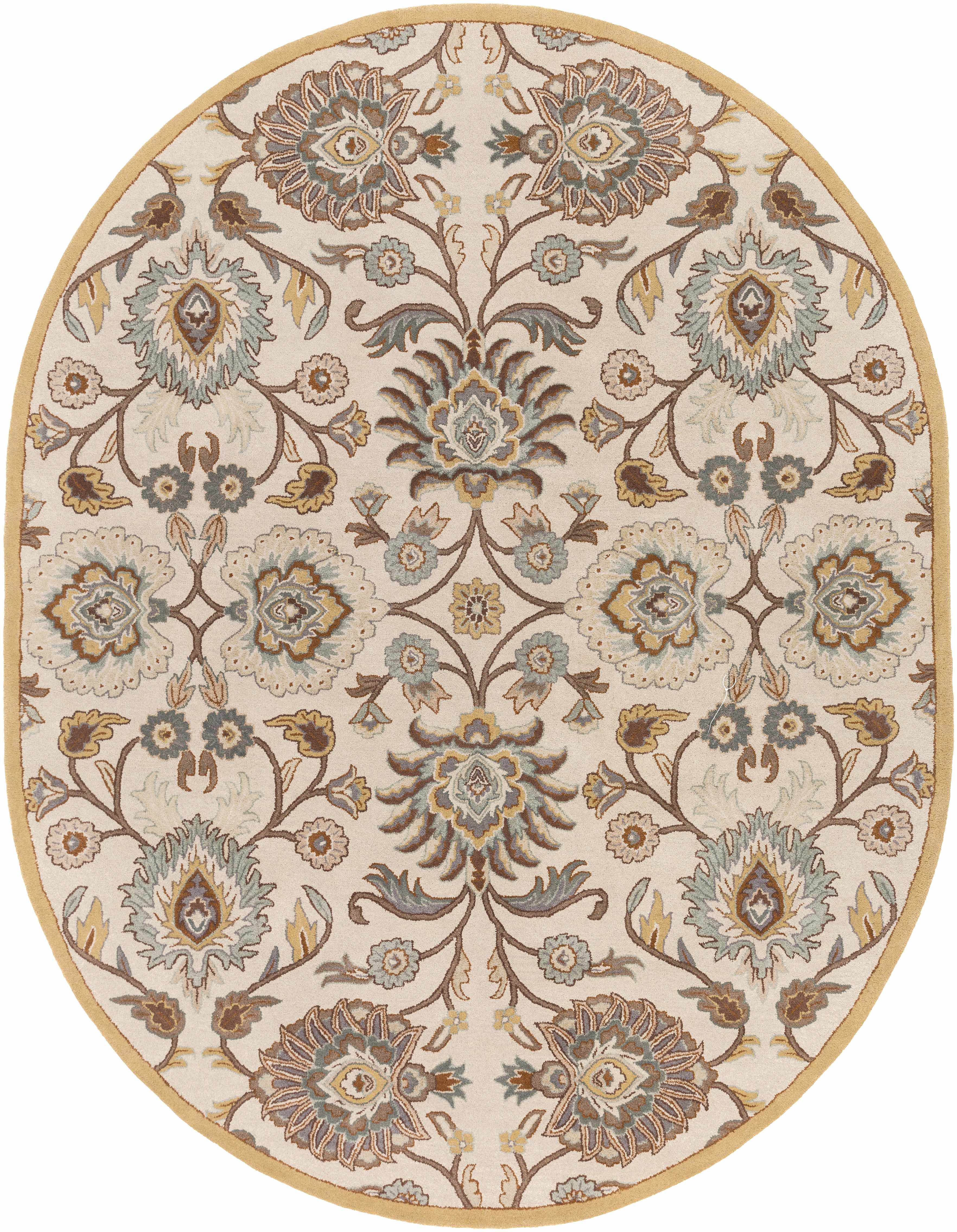 Hauteloom Conesus Hand Tufted Tan Wool Rug - A Luxurious Addition to Your Space