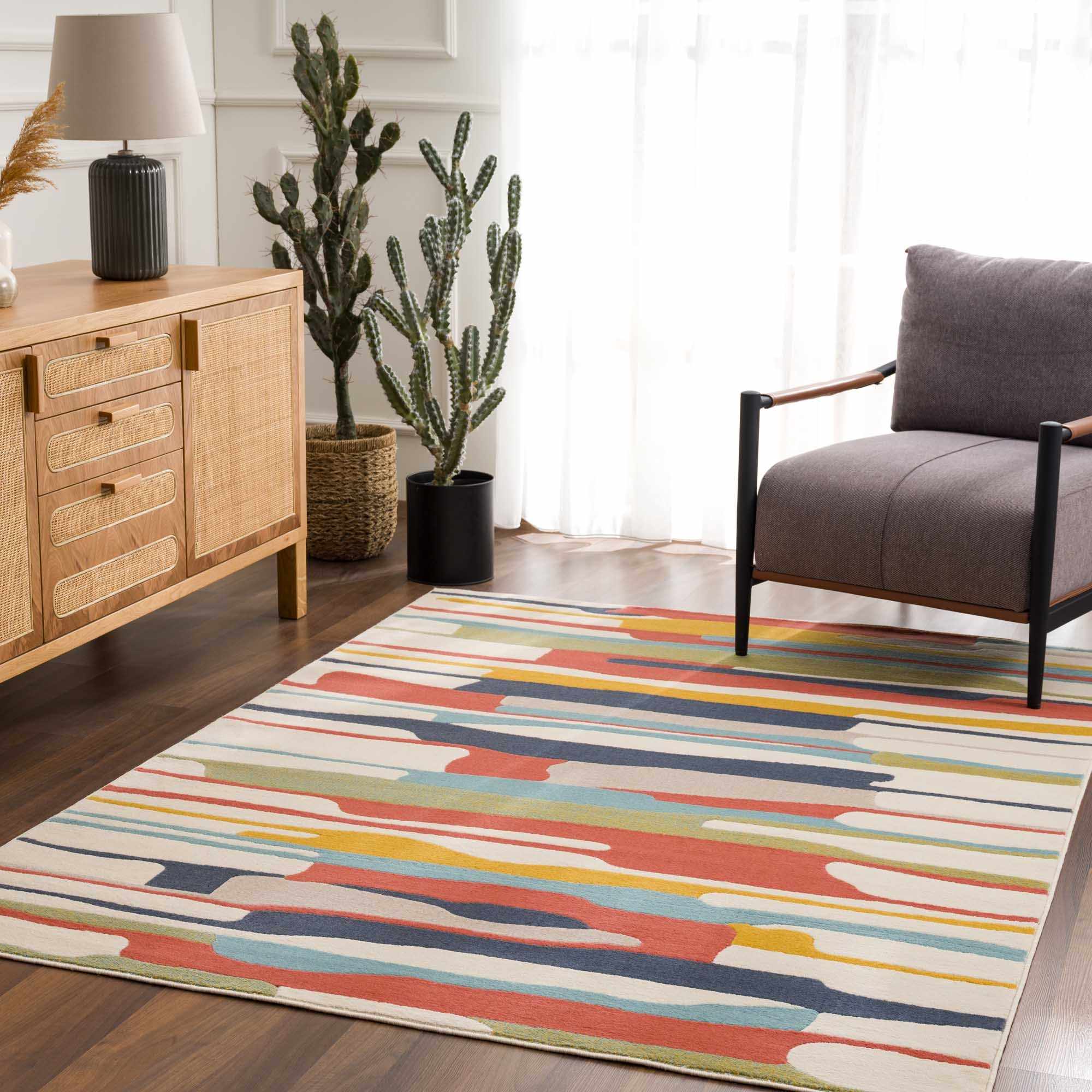 Hauteloom Southfields: A Vivid and Stylish Modern Area Carpet