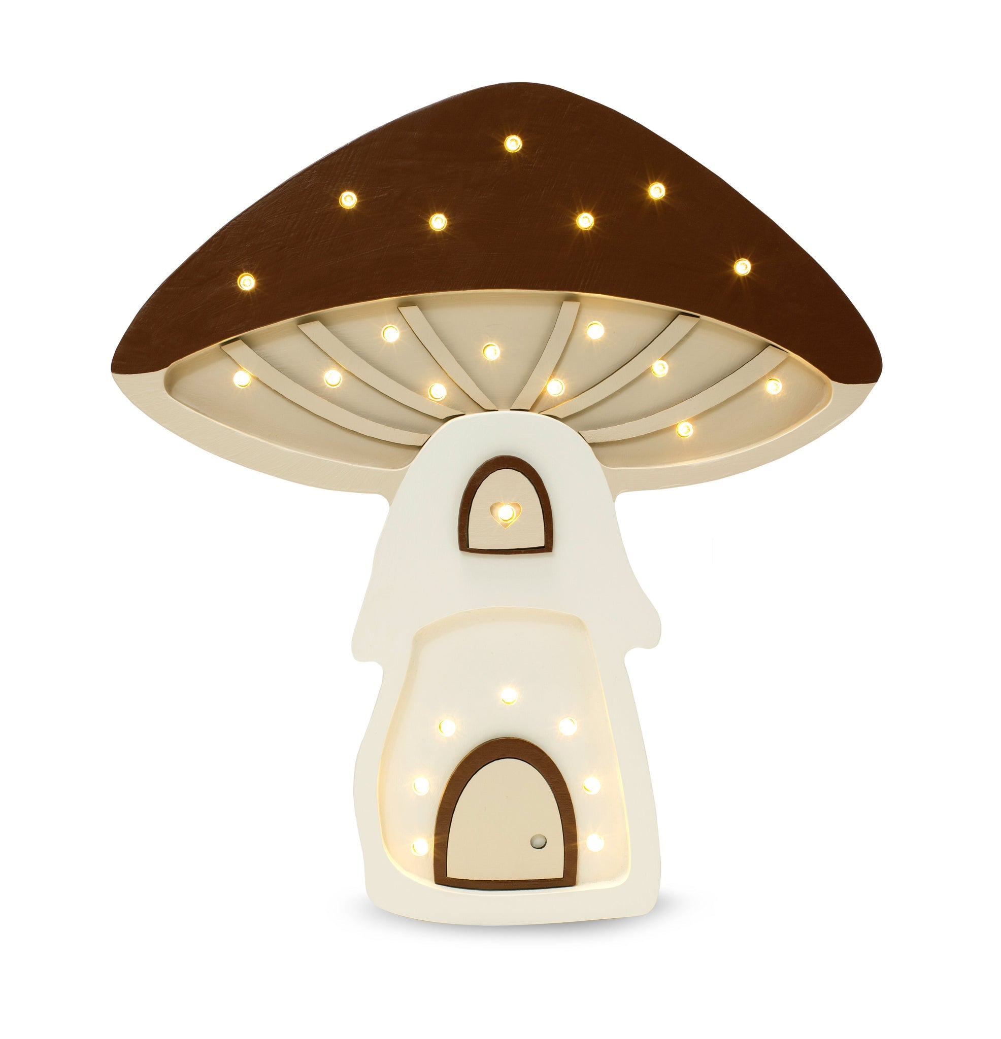 Enchanting Little Lights Mushroom House Night Lamp