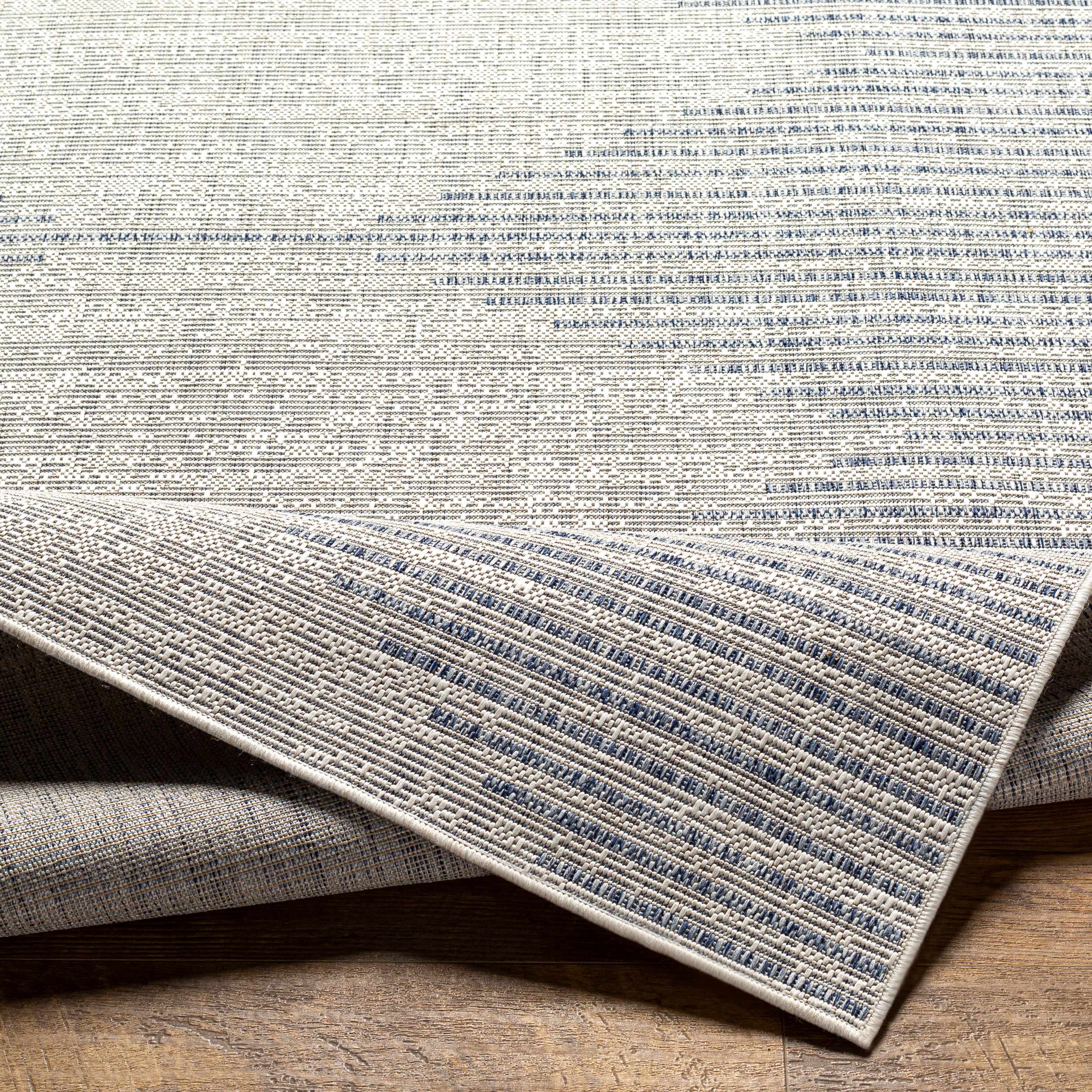 Hauteloom Stephan Gray & Blue Rug - Transform Your Space