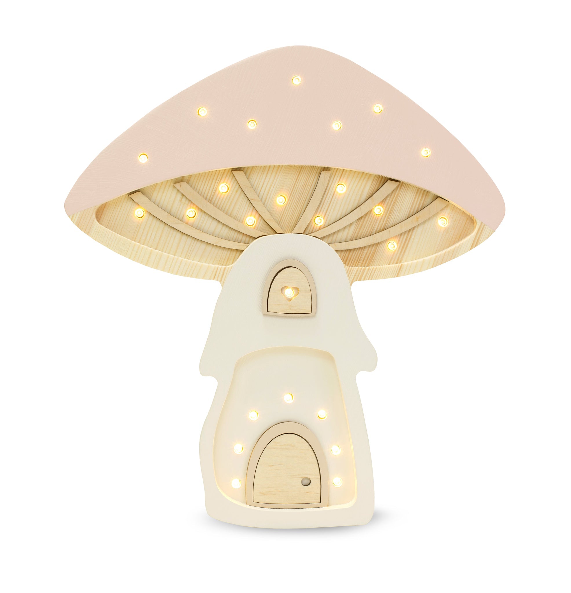 Enchanting Little Lights Mushroom House Night Lamp