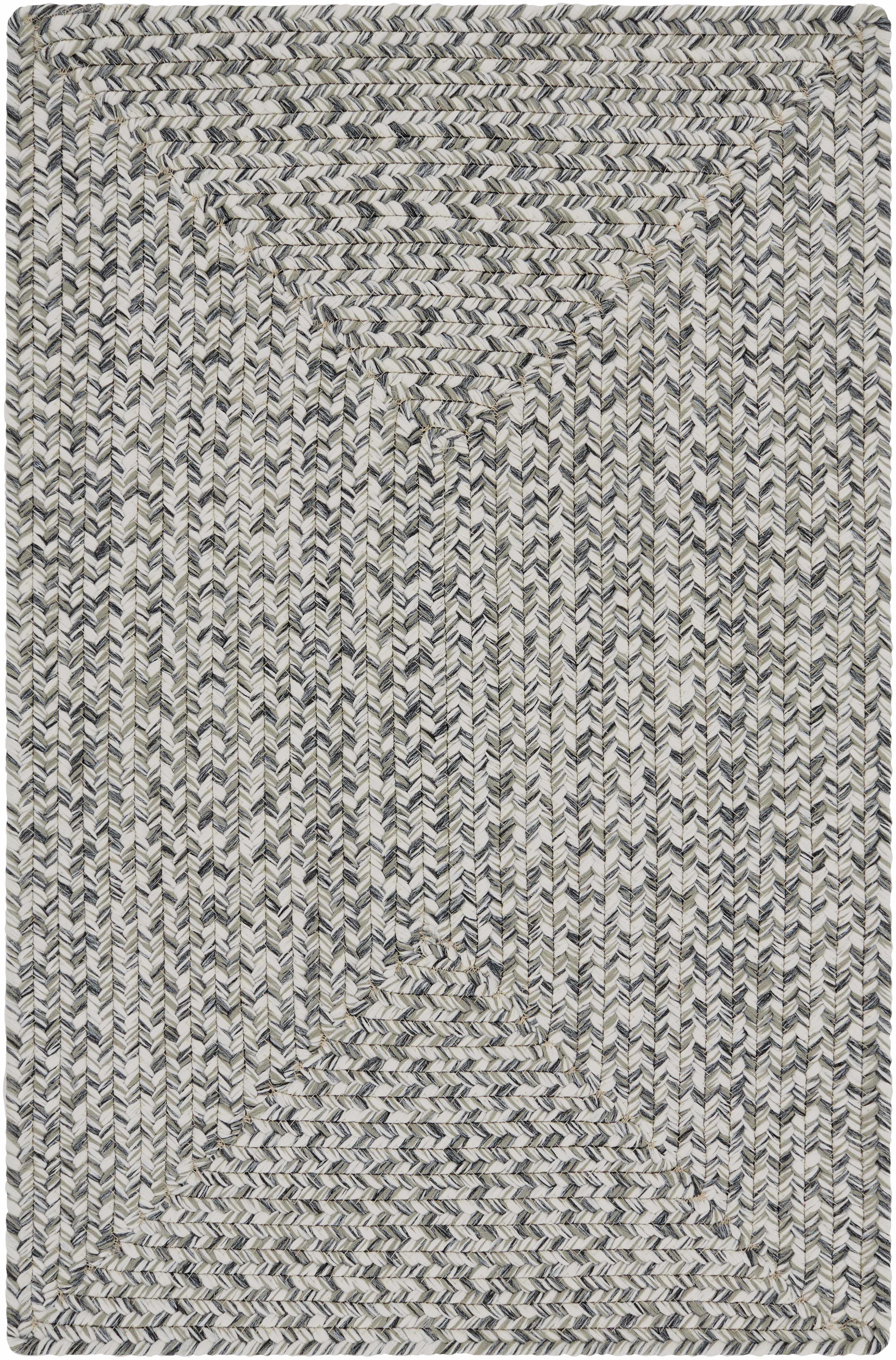 Hauteloom Cream Charcoal Braided Faux Jute Rug - A Stylish and Durable Addition to Your Space