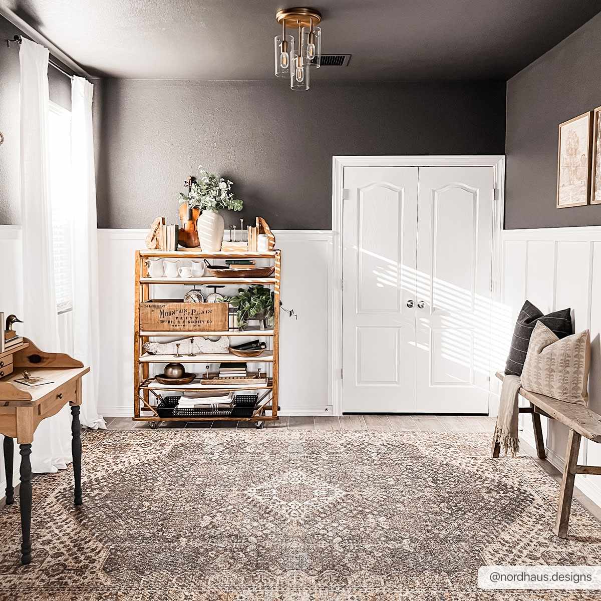 Luxurious Hauteloom Seok Washable Area Rug