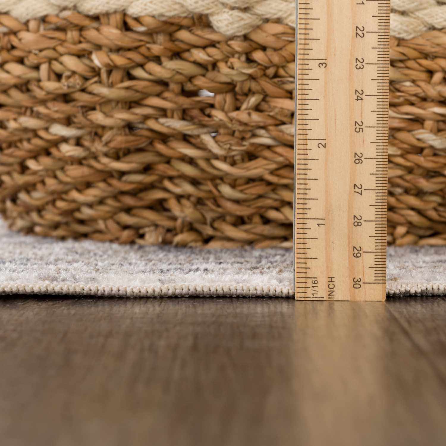 Luxurious Hauteloom Rudo Beige Washable Area Rug - Transform Your Space