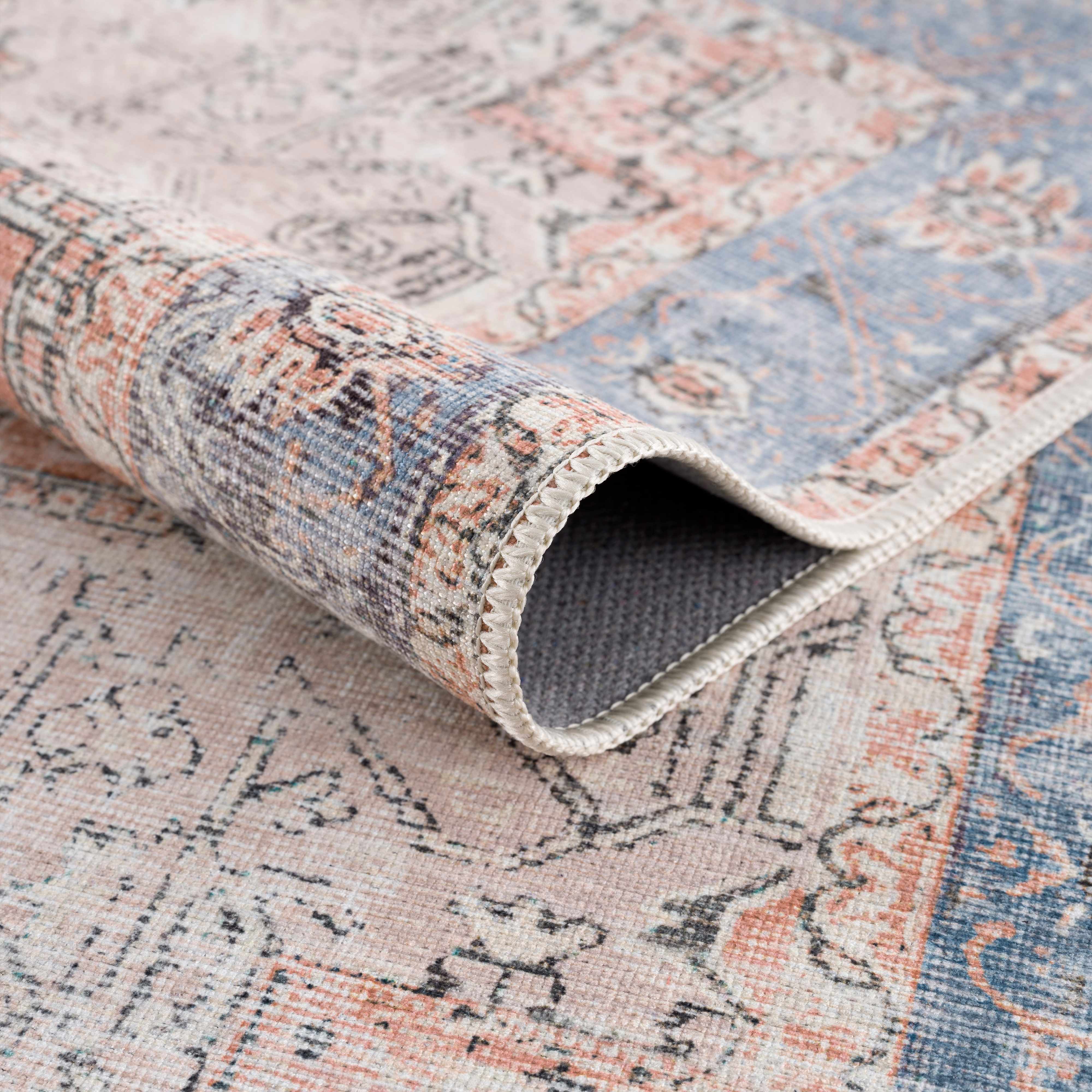 Hauteloom Rosman Distressed Washable Rug - Transform Your Space with Style