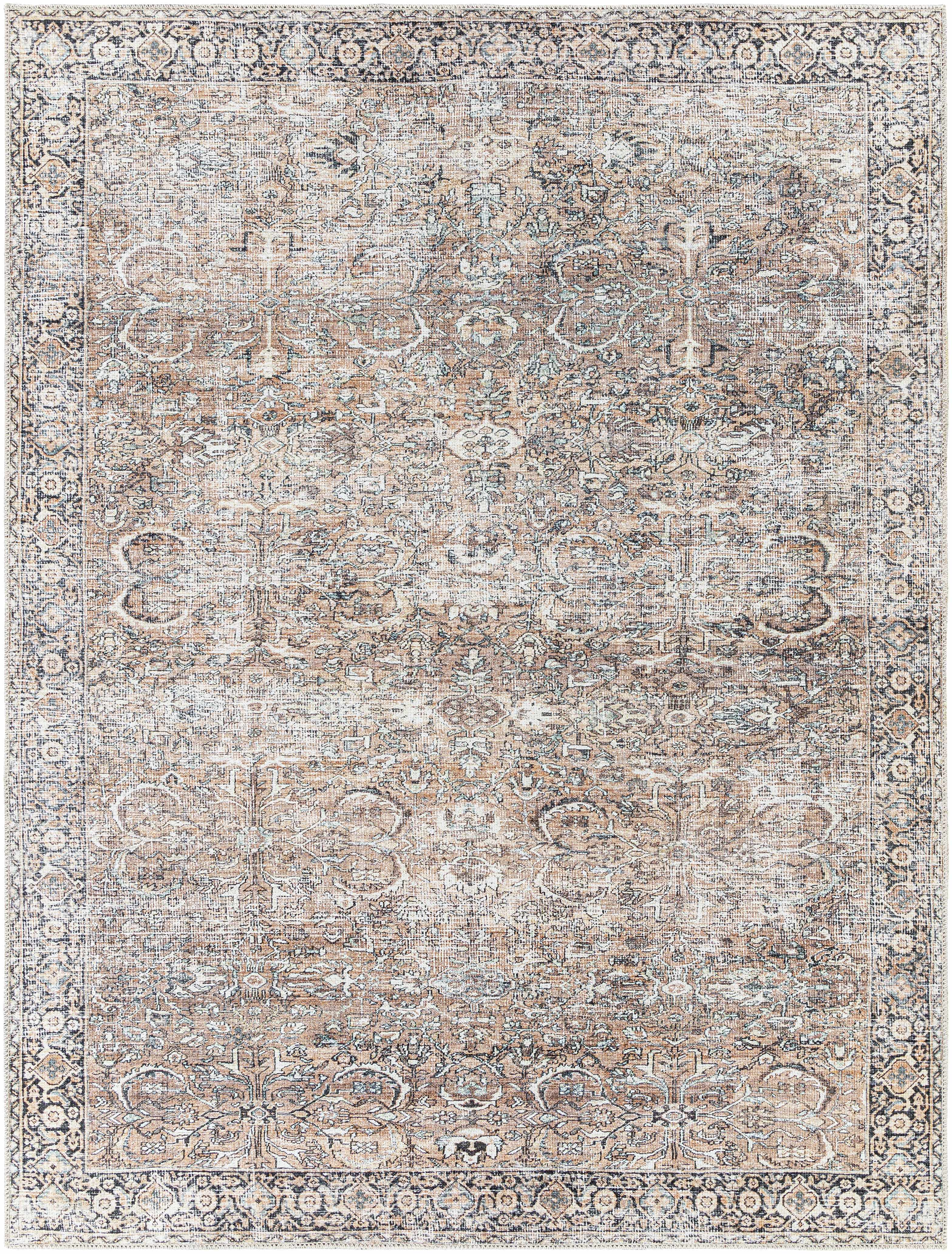 Hauteloom Jill Vintage Washable Area Rug - Your Cozy Home Essential