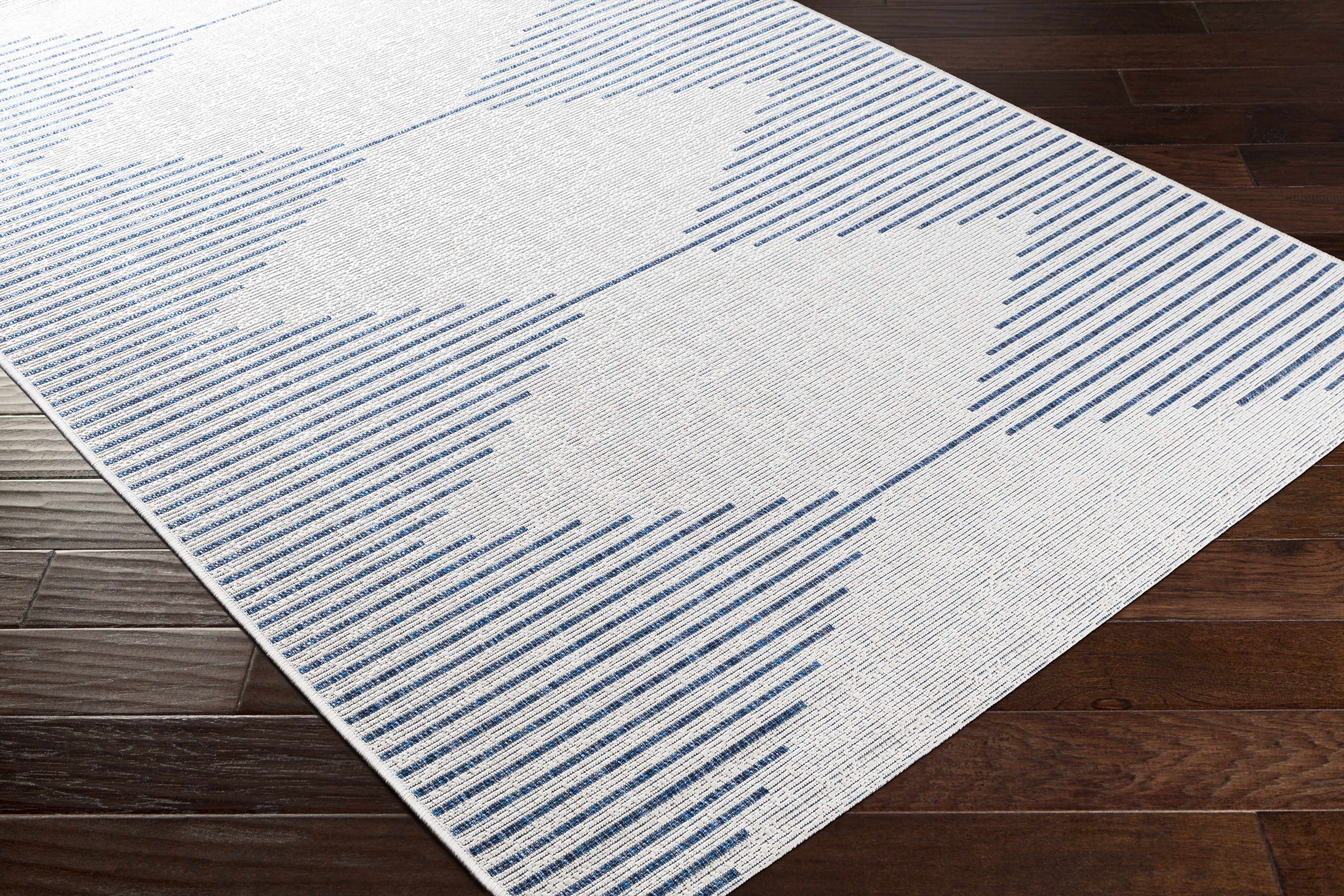 Step into Style with Hauteloom Stephan Blue & Cream Area Rug