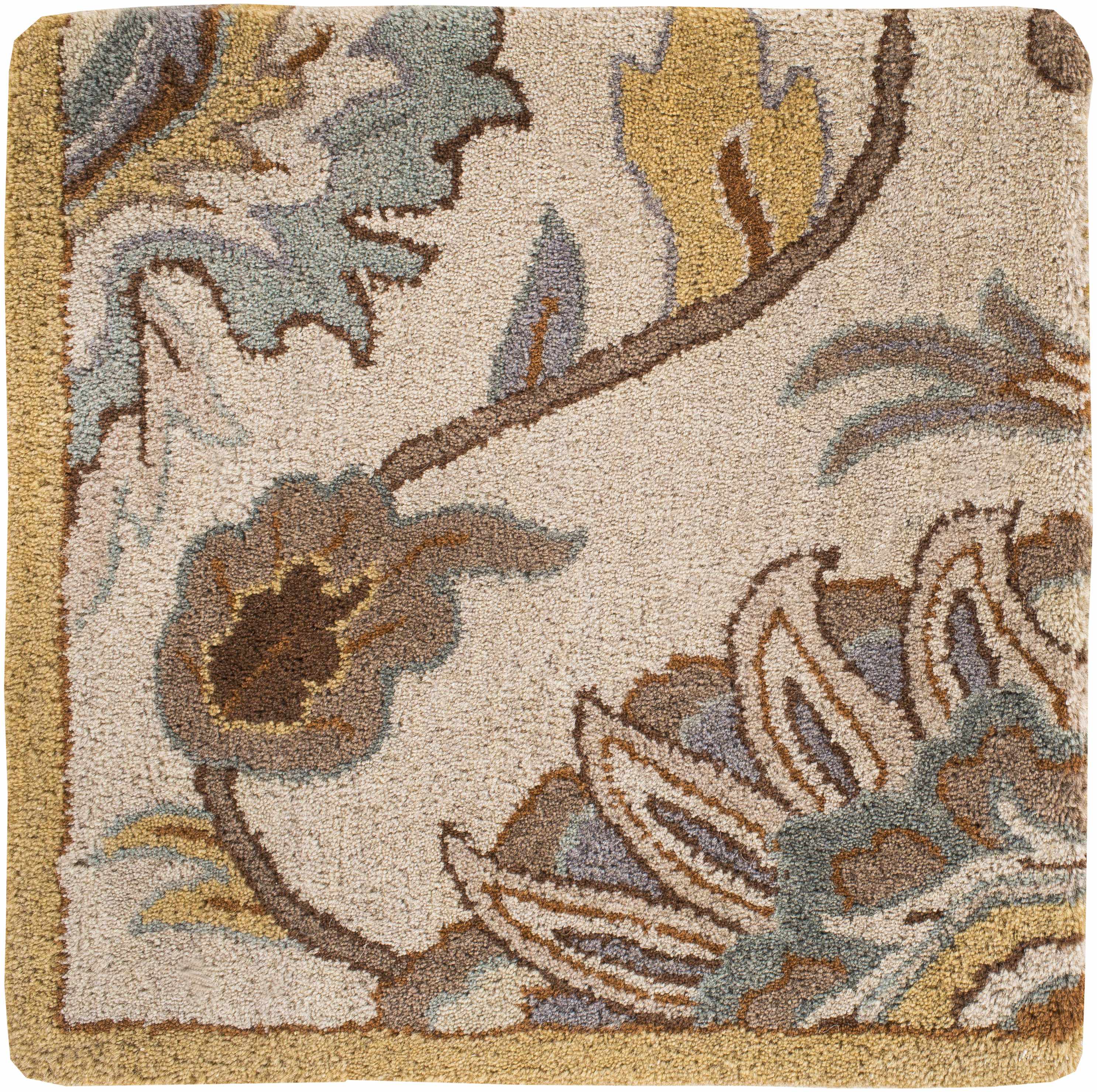 Hauteloom Conesus Hand Tufted Tan Wool Rug - A Luxurious Addition to Your Space