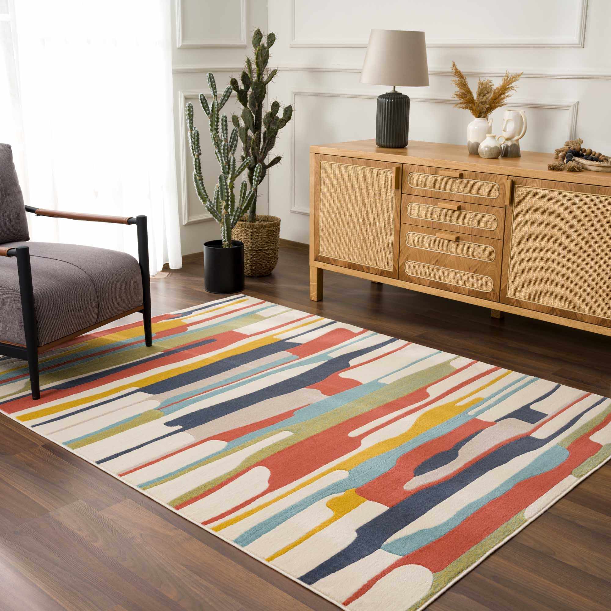 Hauteloom Southfields: A Vivid and Stylish Modern Area Carpet