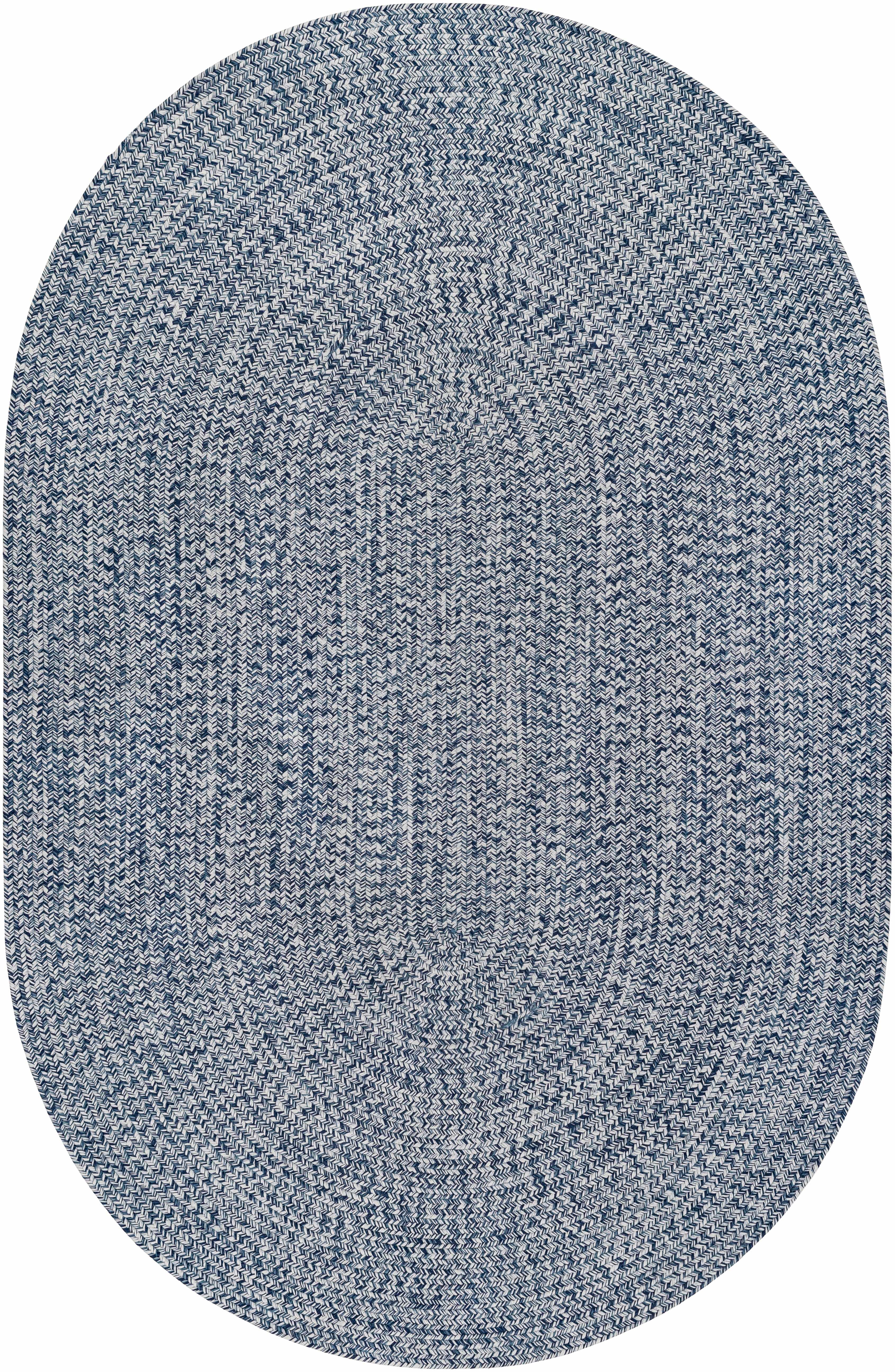 Exquisite Hauteloom Blue Braided Faux Jute Rug - A Must-Have for Your Space