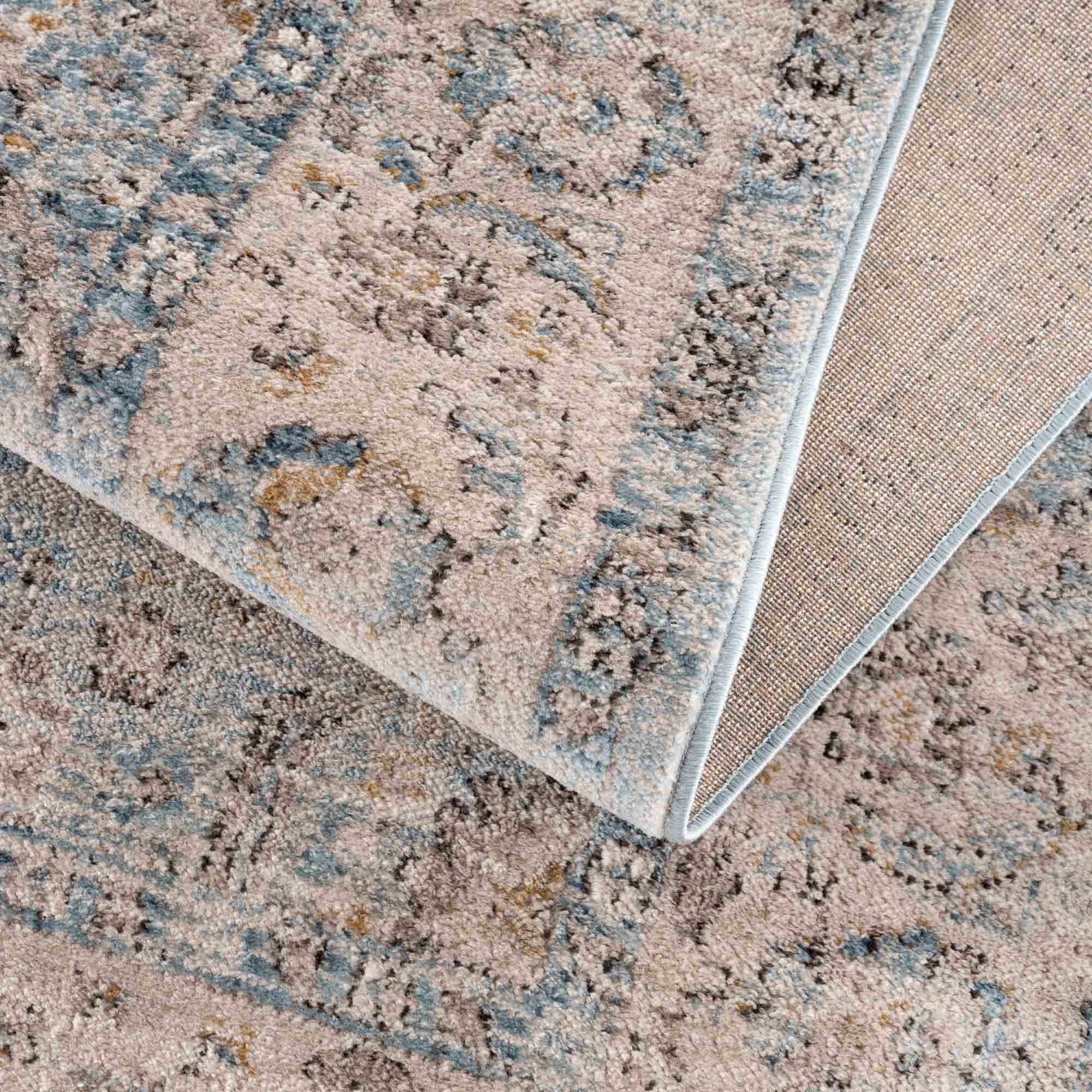 Hauteloom Anana Silver Blue & Beige Area Rug - Grab This Clearance Deal Now!