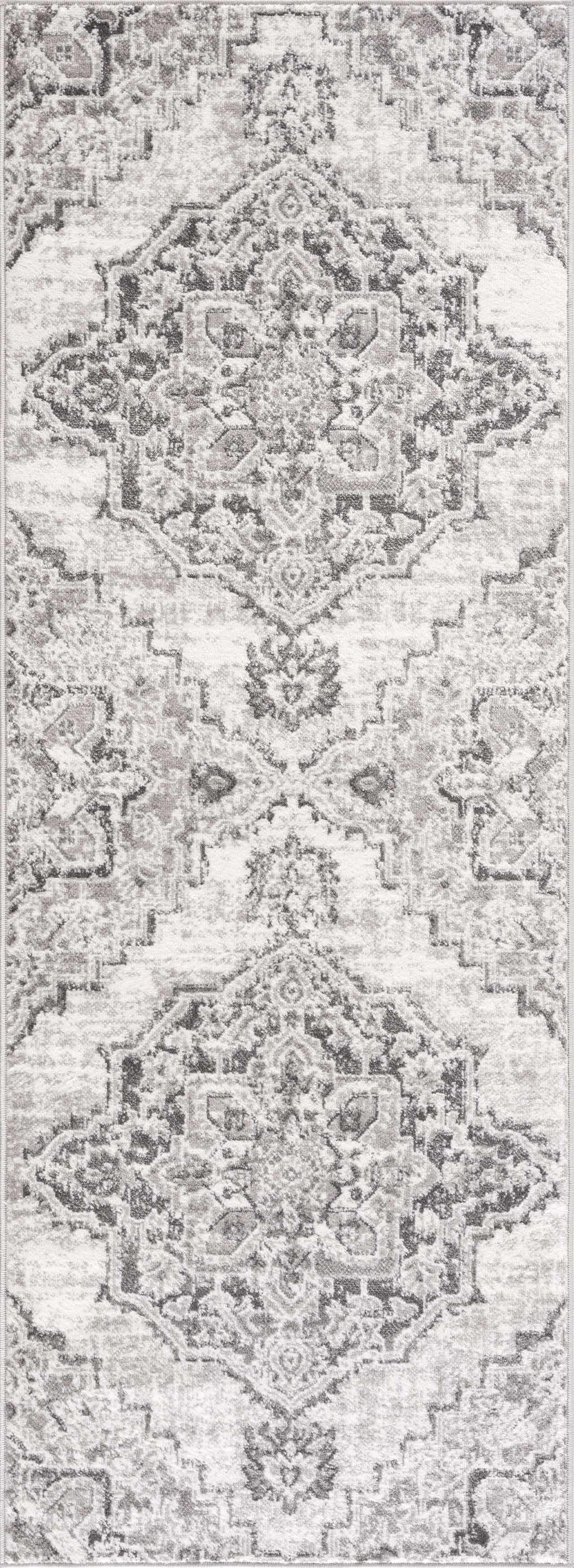 Elegant Hauteloom Elani Gray Medallion Rug - Transform Your Space