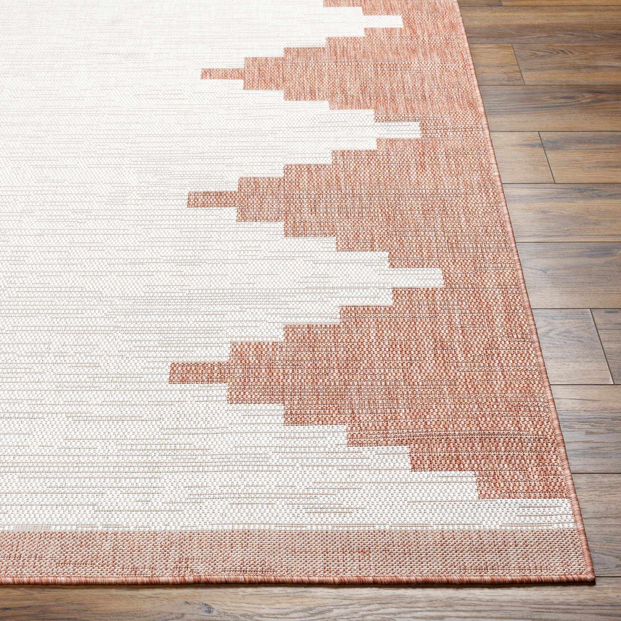 Hauteloom Djugun Peach Fuzz Clearance Rug - Ideal for Indoors & Outdoors