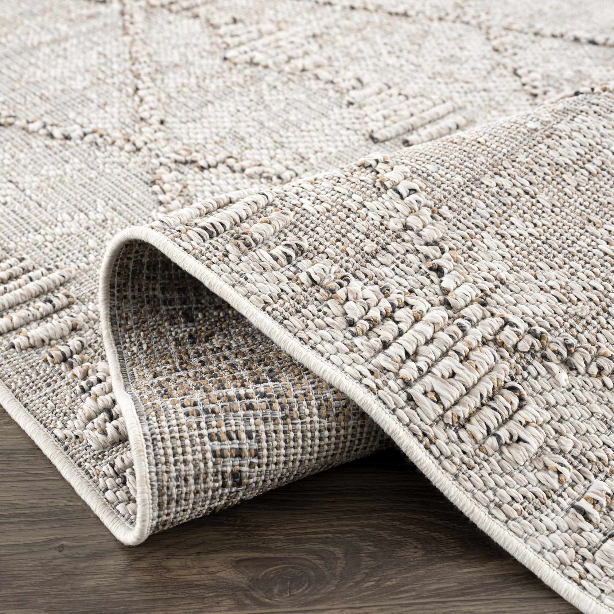 Hauteloom Nyla Bone Elegant Area Rug
