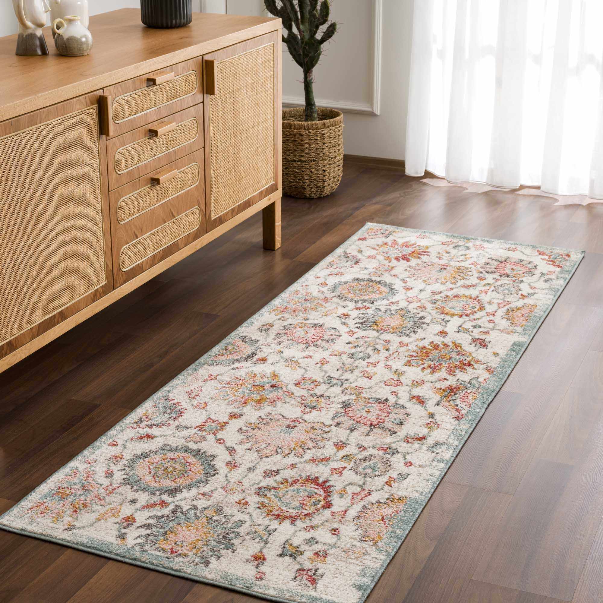 Exquisite Hauteloom Twilight Floral Performance Rug