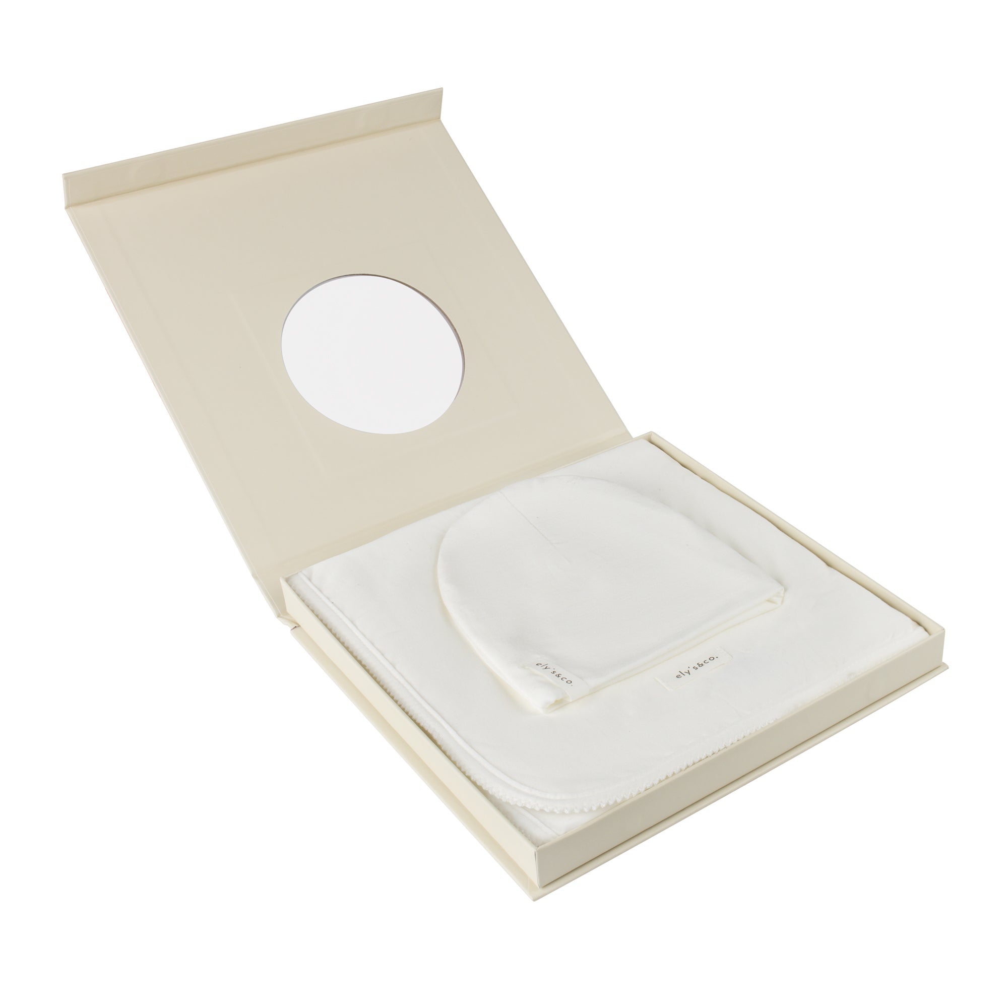Ely's & Co. Cozy Modal Swaddle & Beanie Gift Set