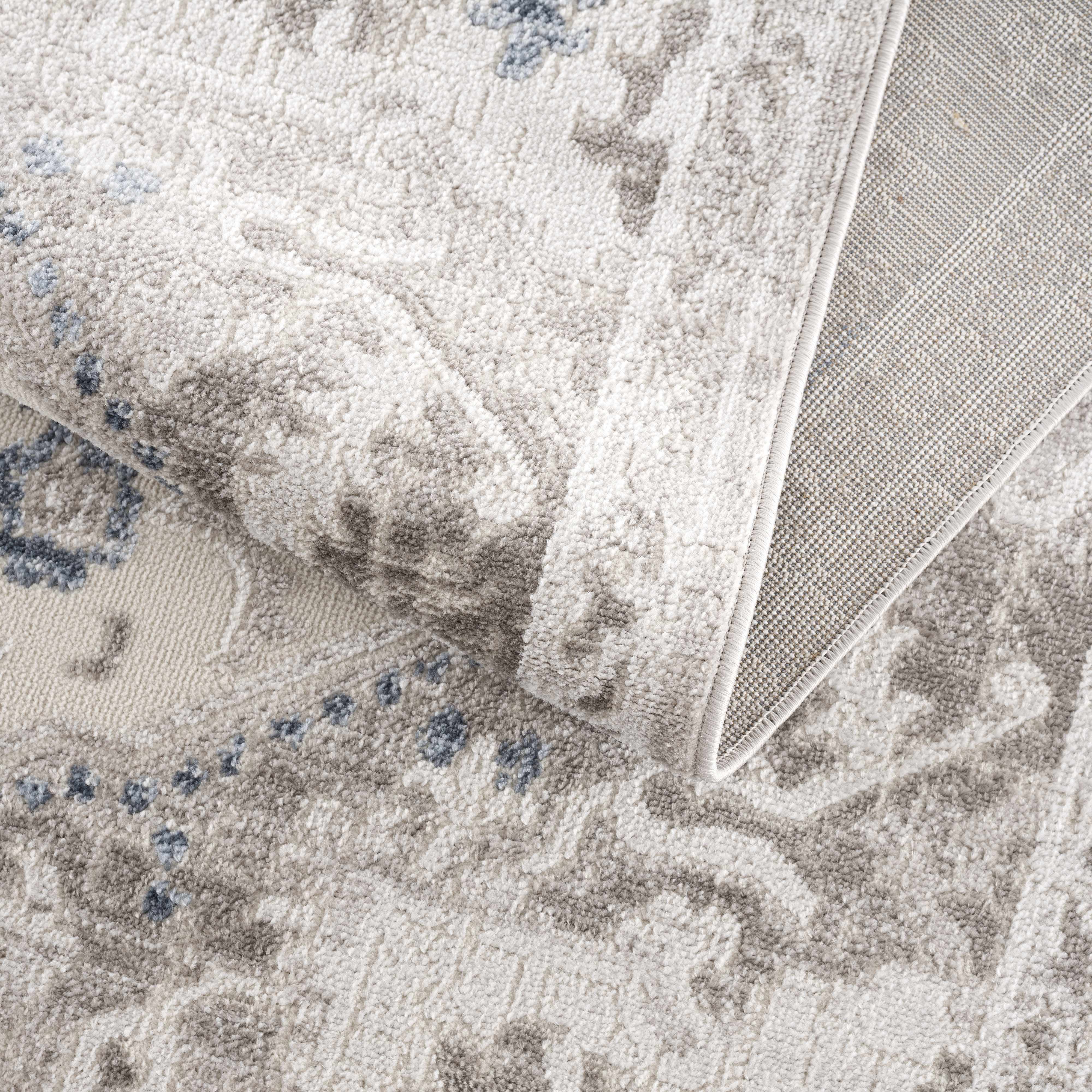 Exclusive Hauteloom Bakir Blue Hues Gray Medallion Area Rug - A Must-Have Limited Edition