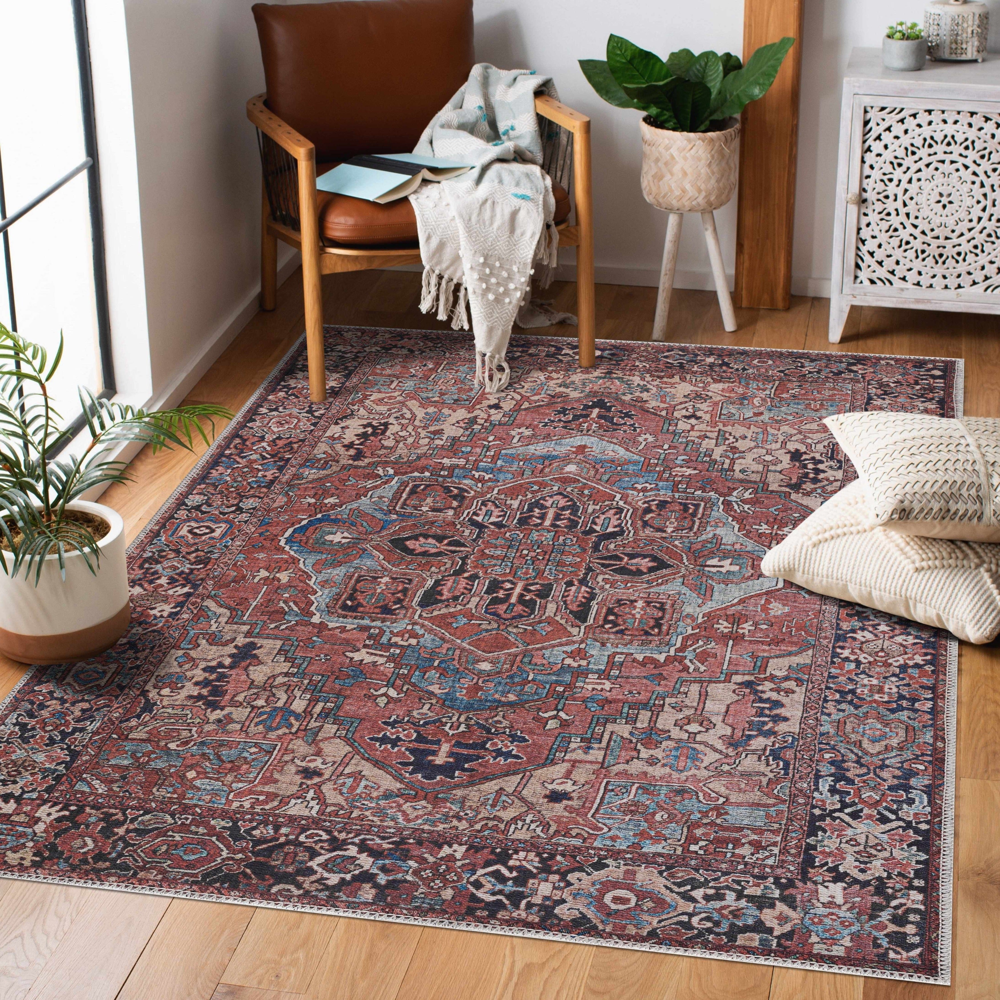 Hauteloom Neyland Washable Rug - A Splash of Style for Your Space