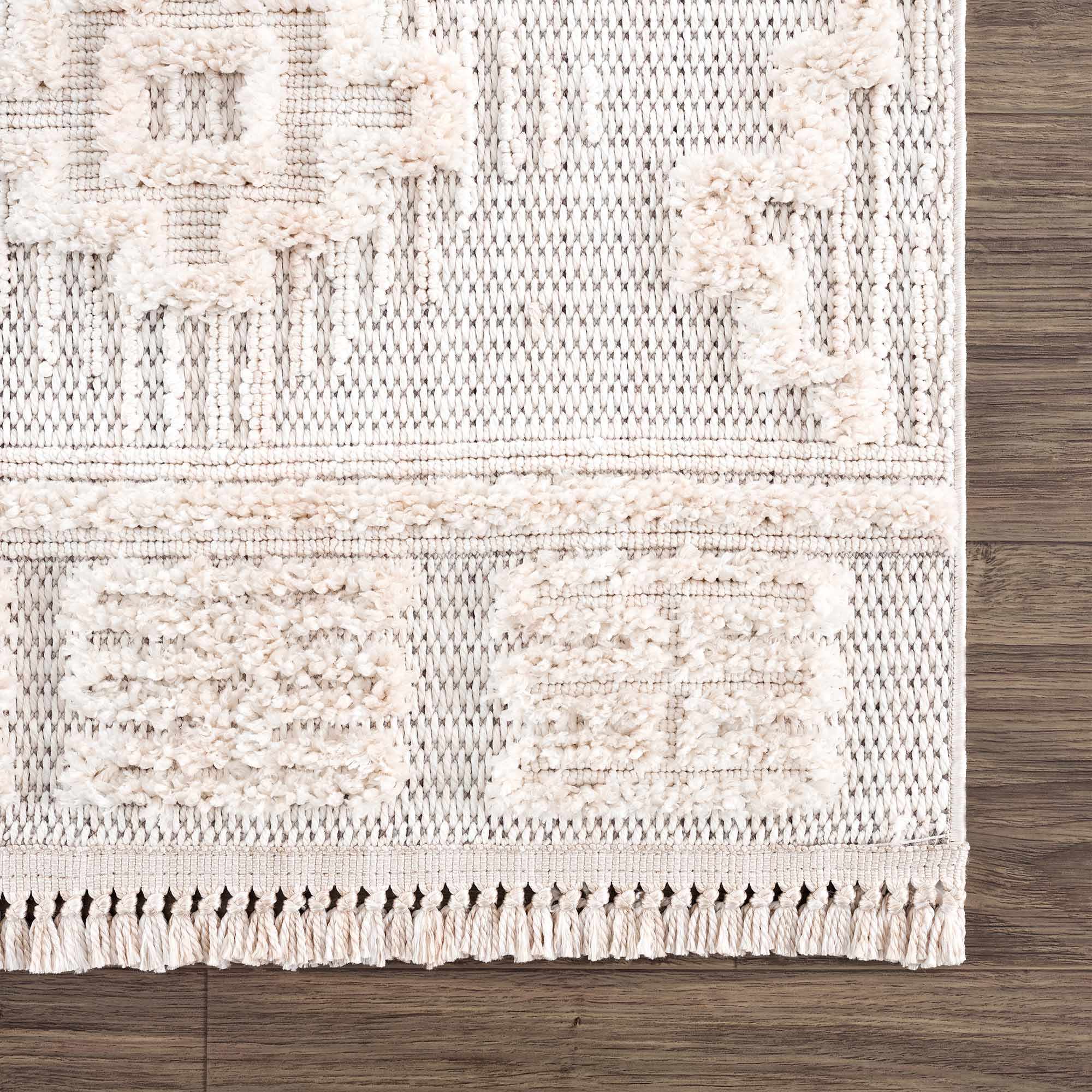 Luxurious Hauteloom Rosales Cream Area Rug for Every Space