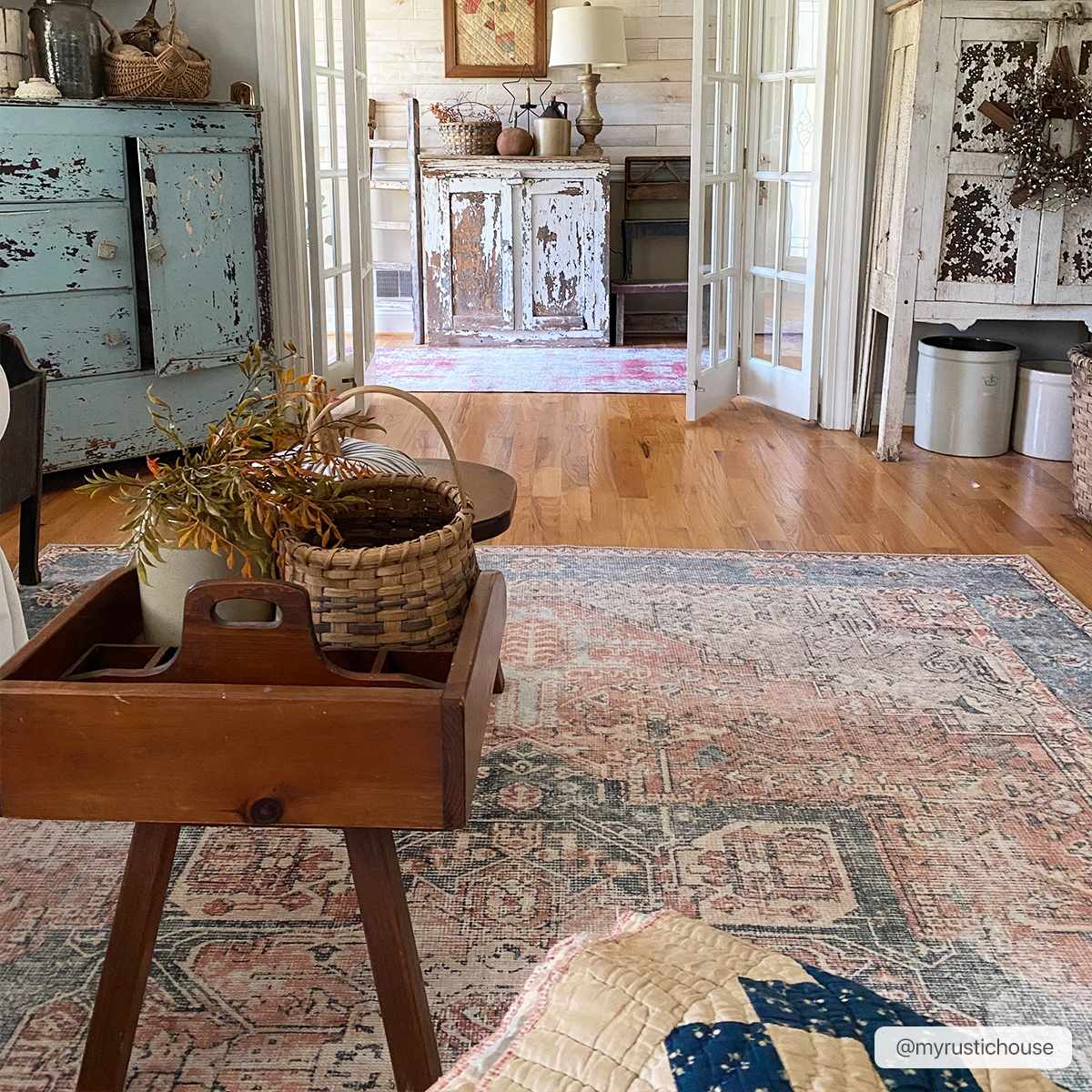 Hauteloom Rosman Distressed Washable Rug - Transform Your Space with Style