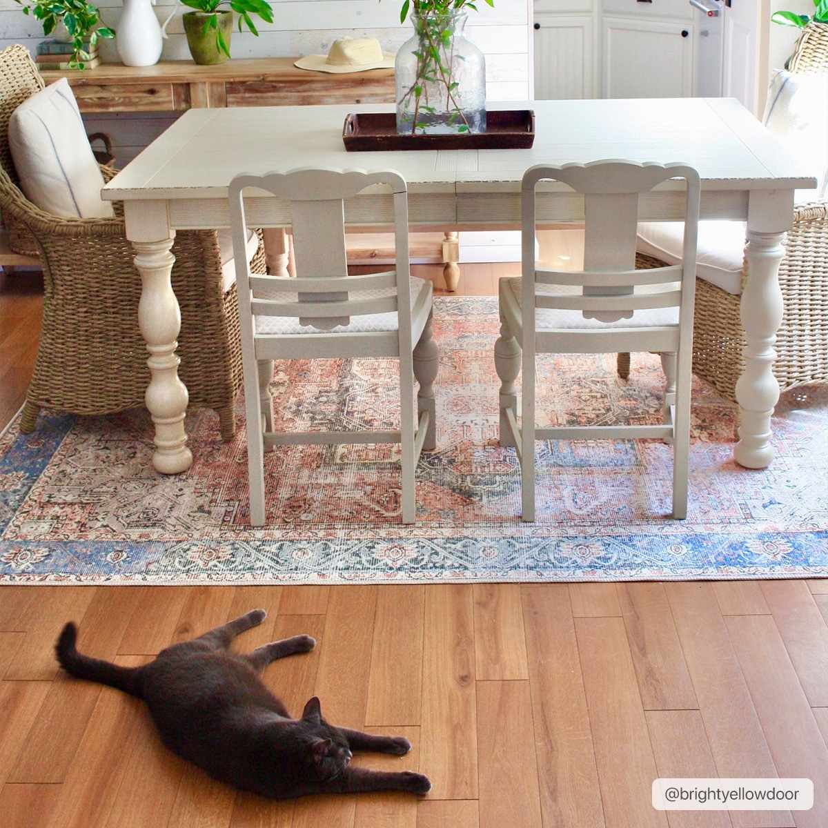 Hauteloom Rosman Distressed Washable Rug - Transform Your Space with Style