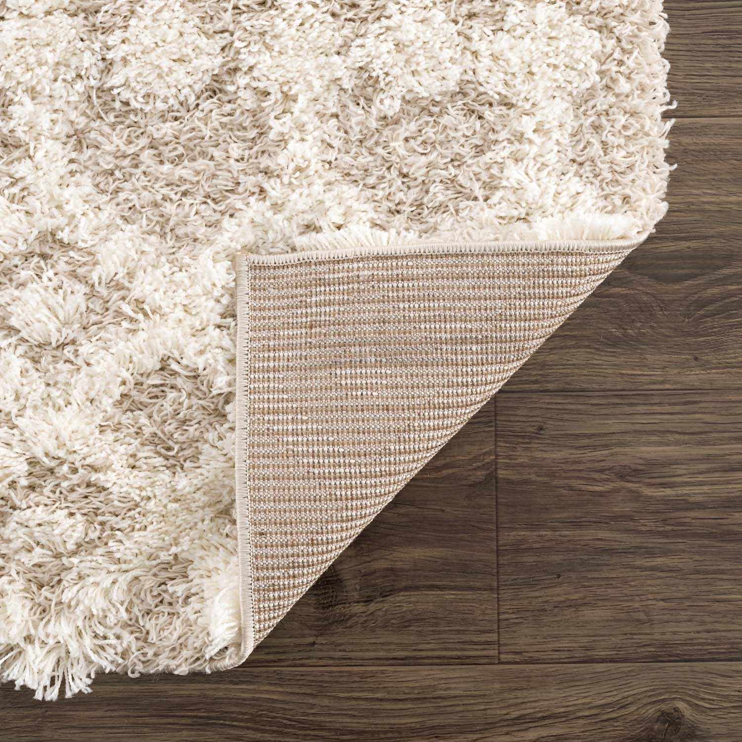 Luxurious Hauteloom Prompton Cream Plush Rug