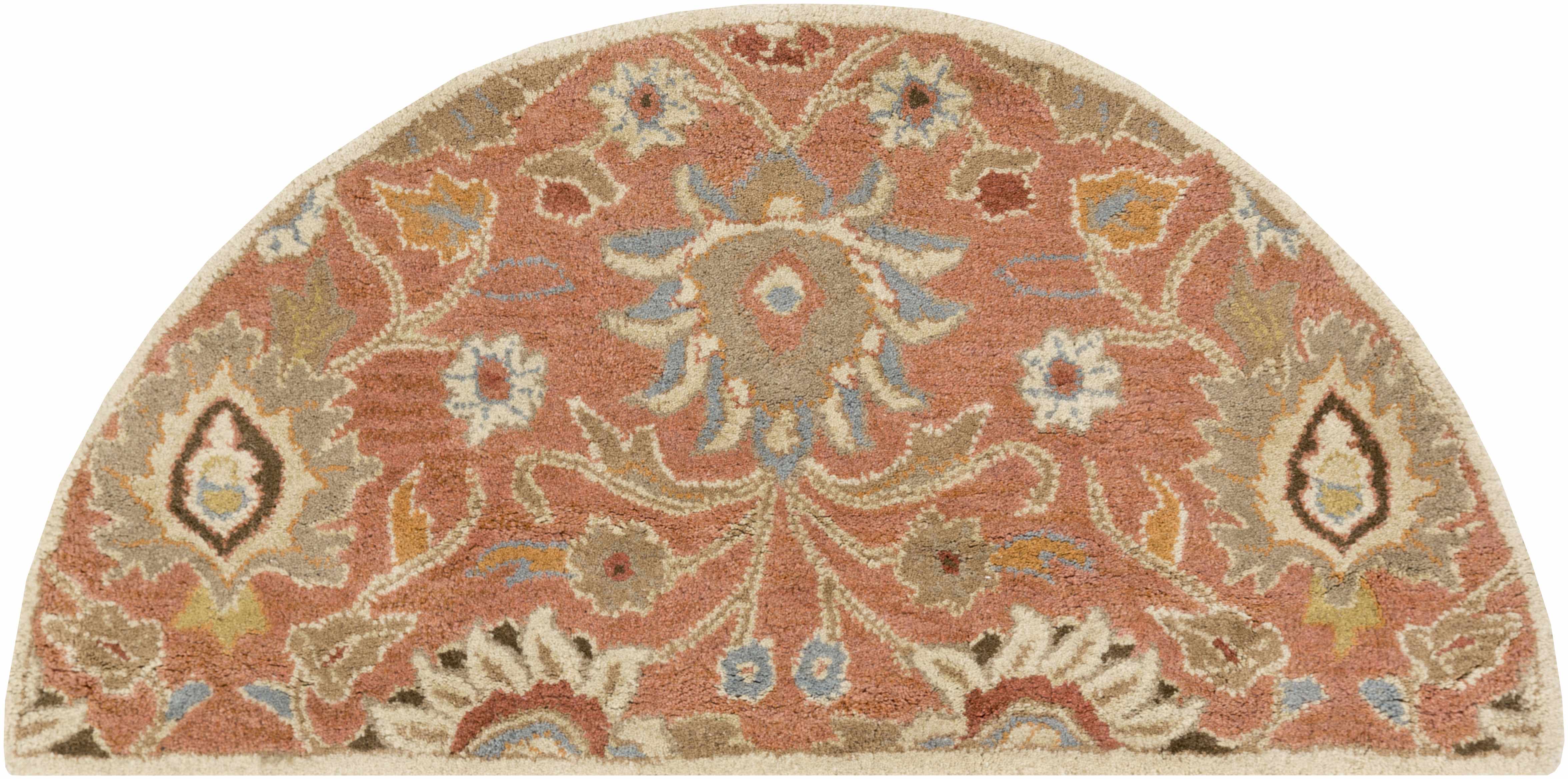 Gorgeous Hauteloom Conesus Wool Area Rug in Burnt Orange
