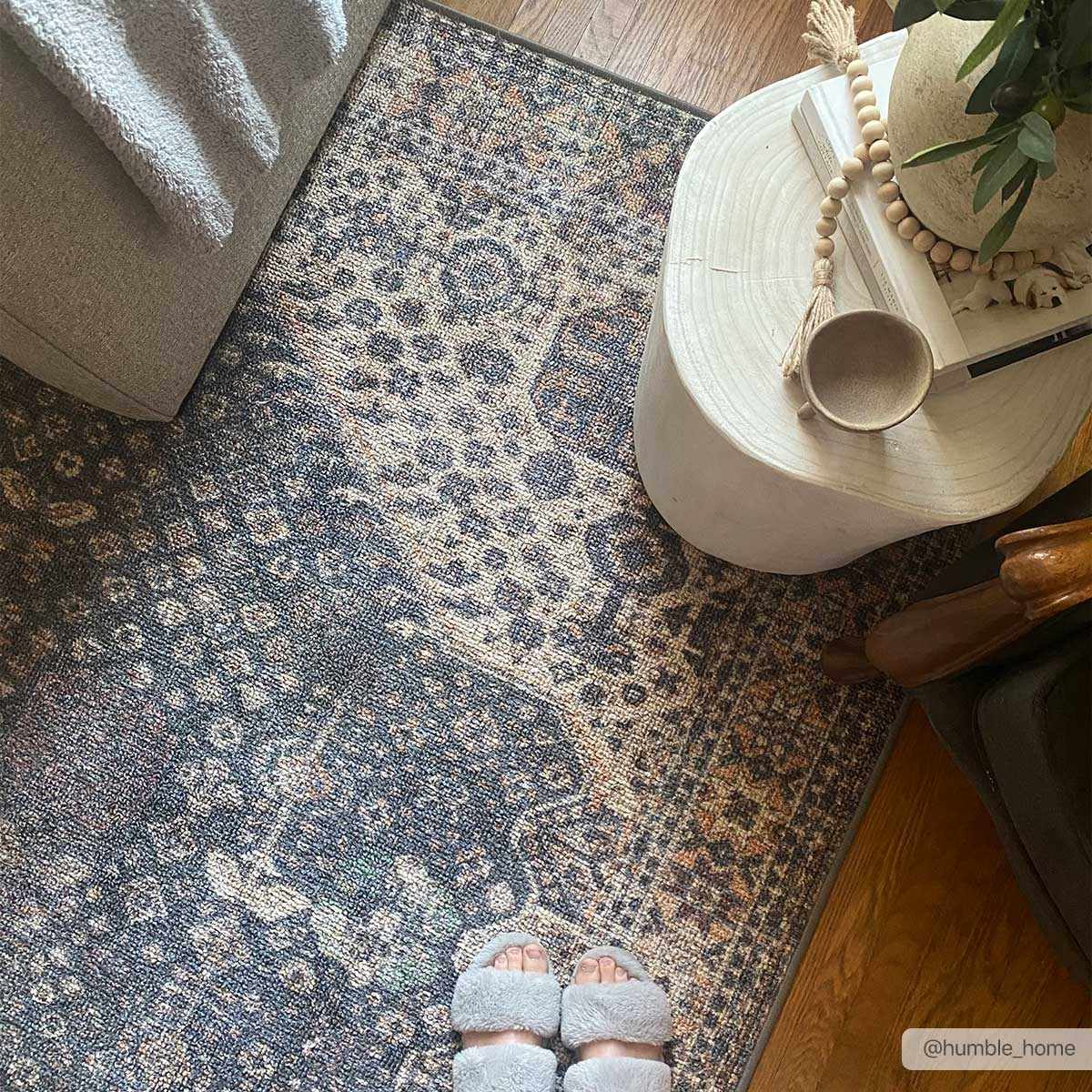 Luxurious Hauteloom Seok Washable Area Rug