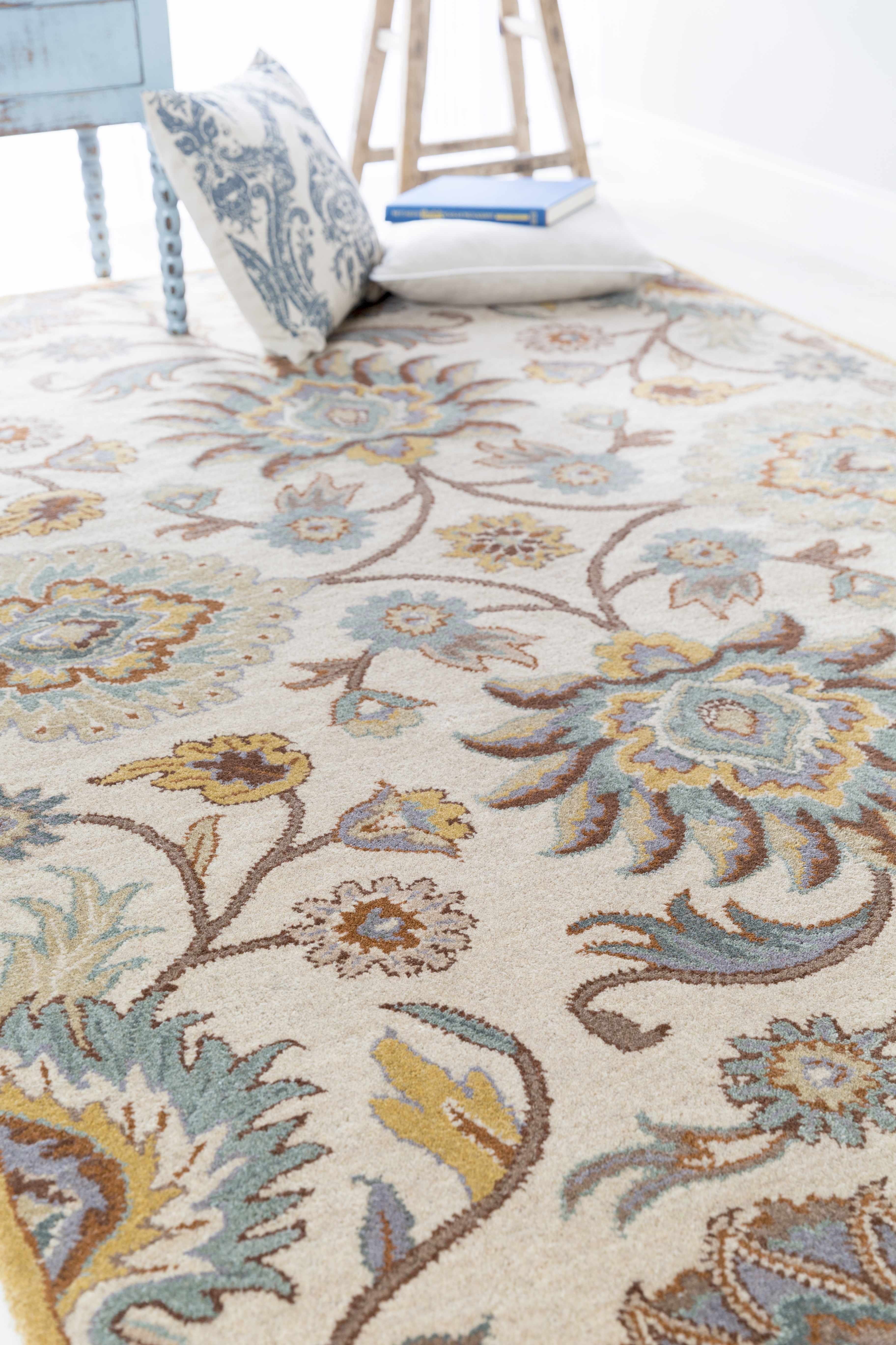 Hauteloom Conesus Hand Tufted Tan Wool Rug - A Luxurious Addition to Your Space