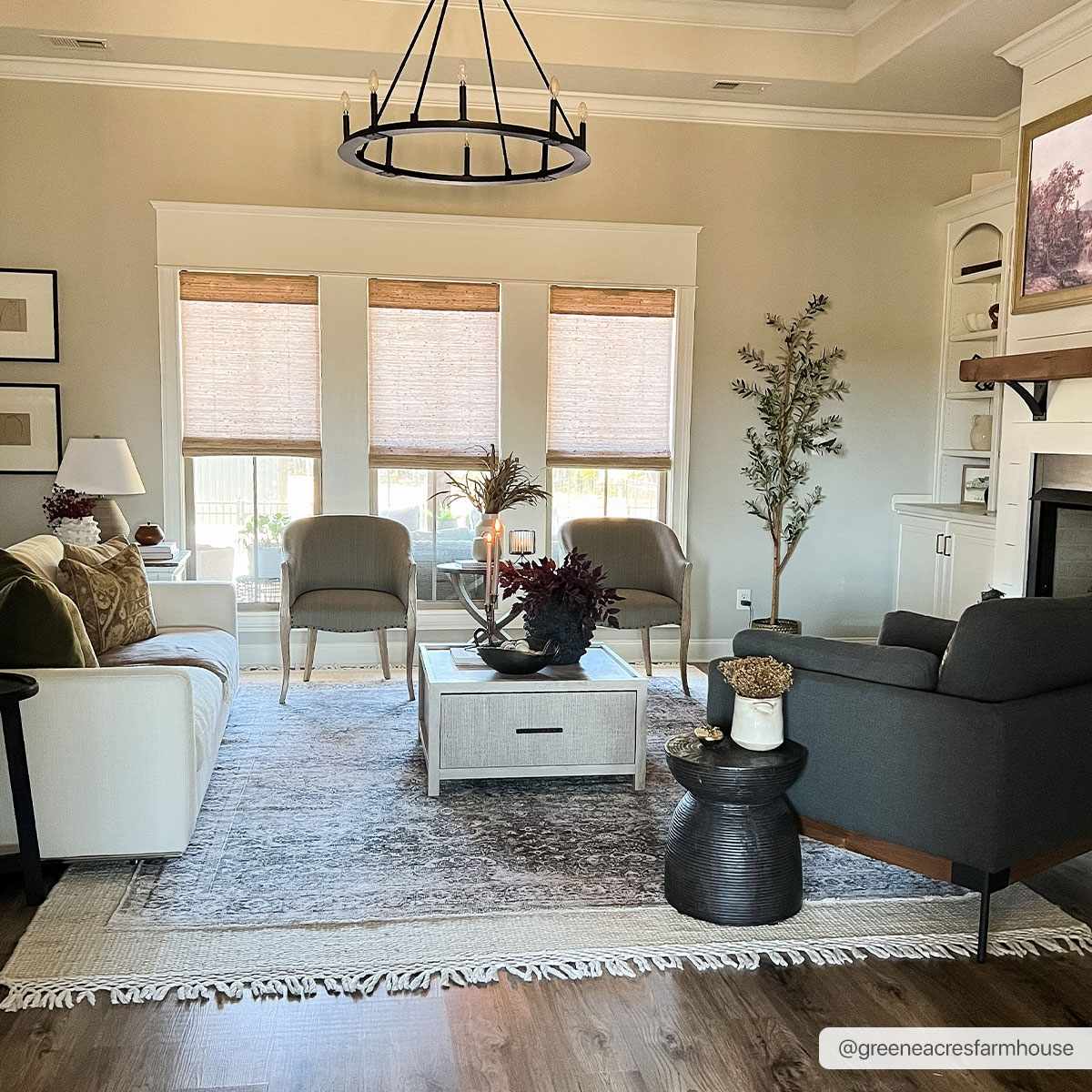 Hauteloom Olive Holi-2304 Washable Vintage Area Rug - Transform Your Space!