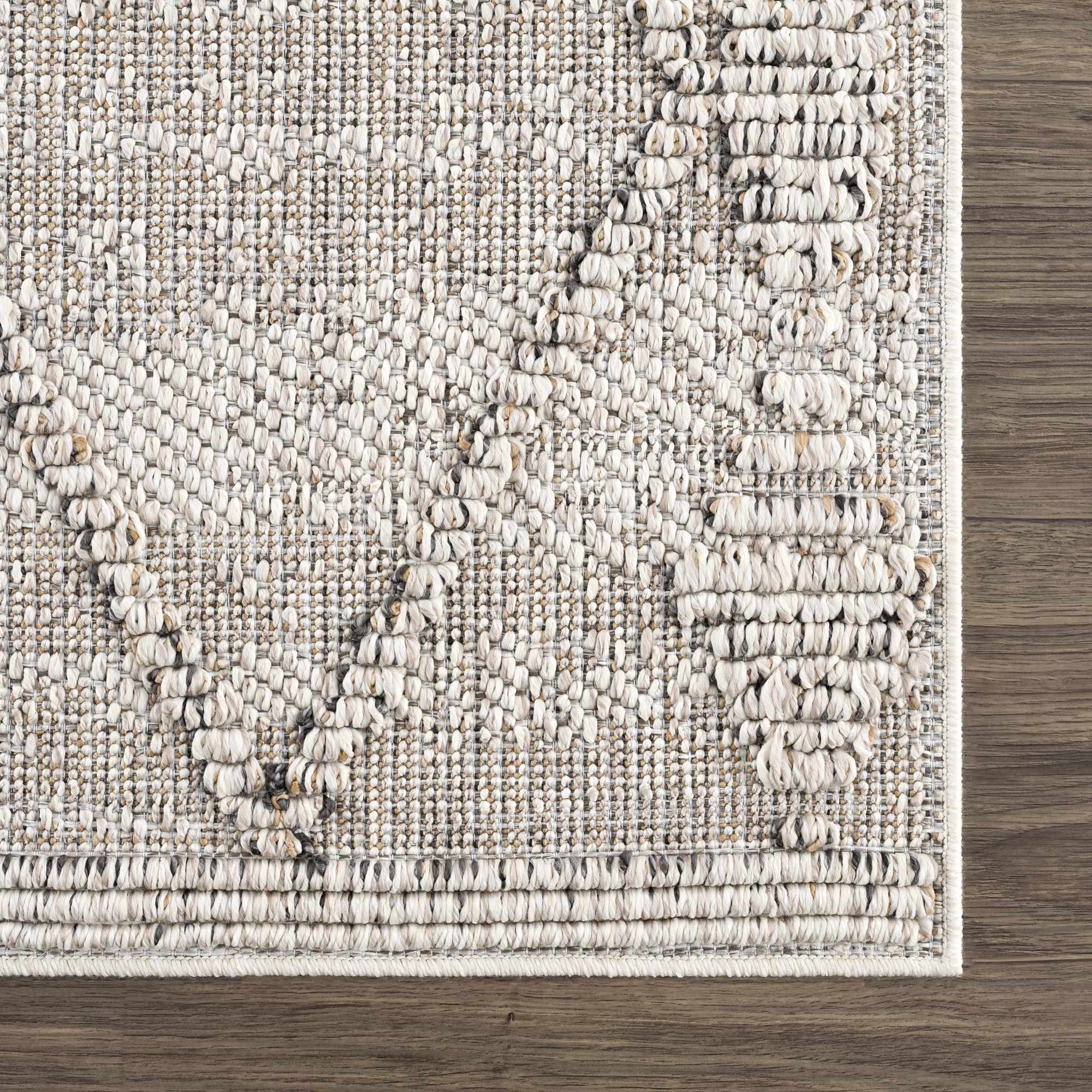 Hauteloom Nyla Bone Elegant Area Rug