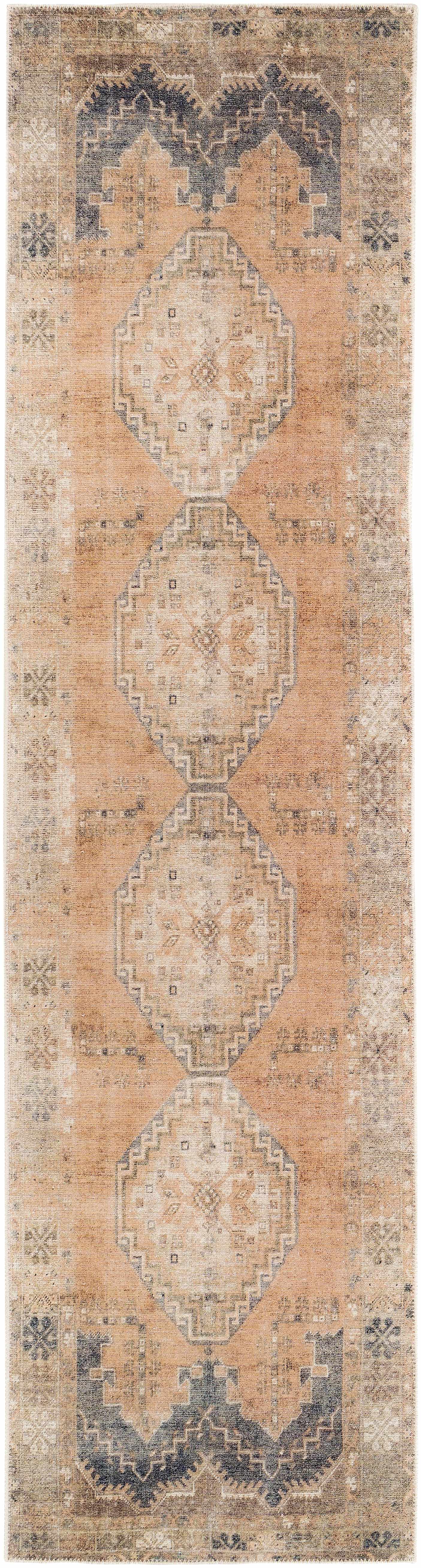 Hauteloom Carrabelle Peach Washable Rug - Grab Yours Now During Clearance!