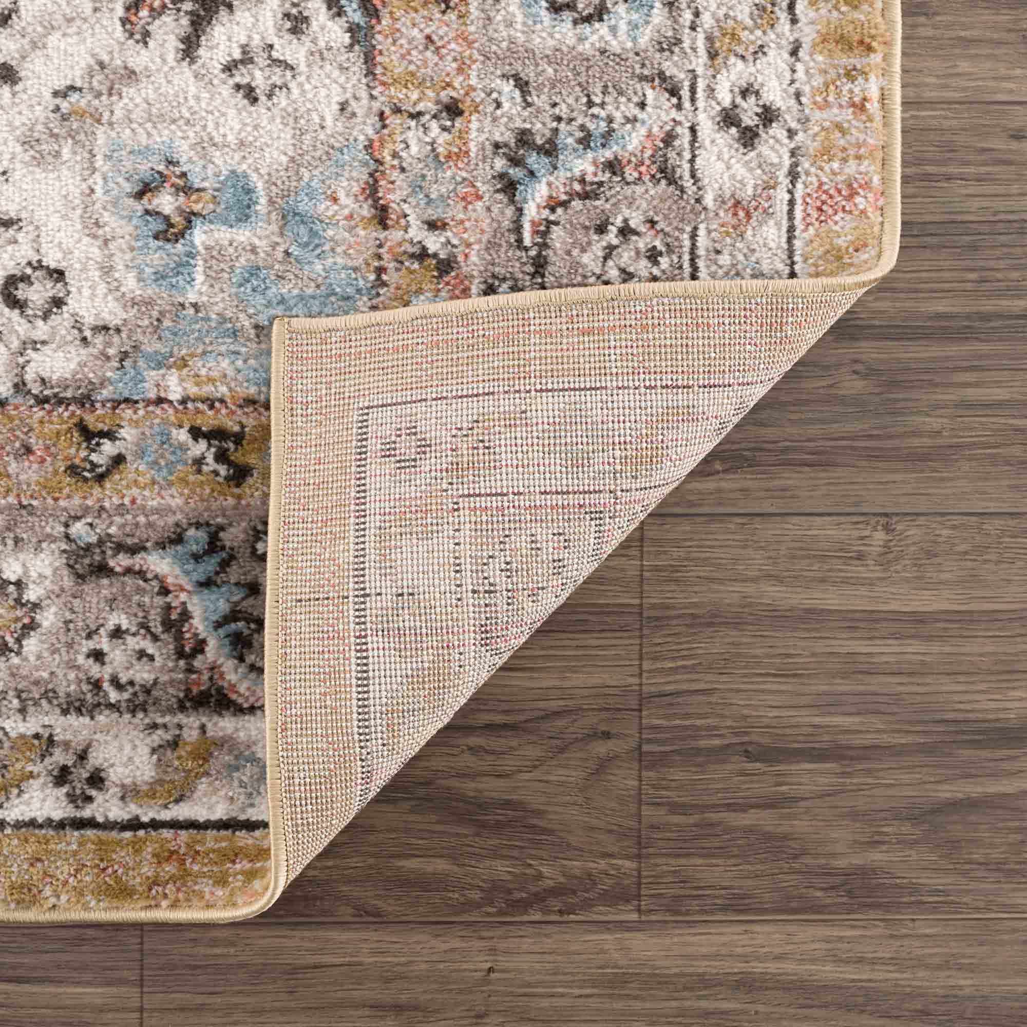 Exclusive Hauteloom Albie Gold & Beige Area Rug - Grab This Clearance Deal Now!