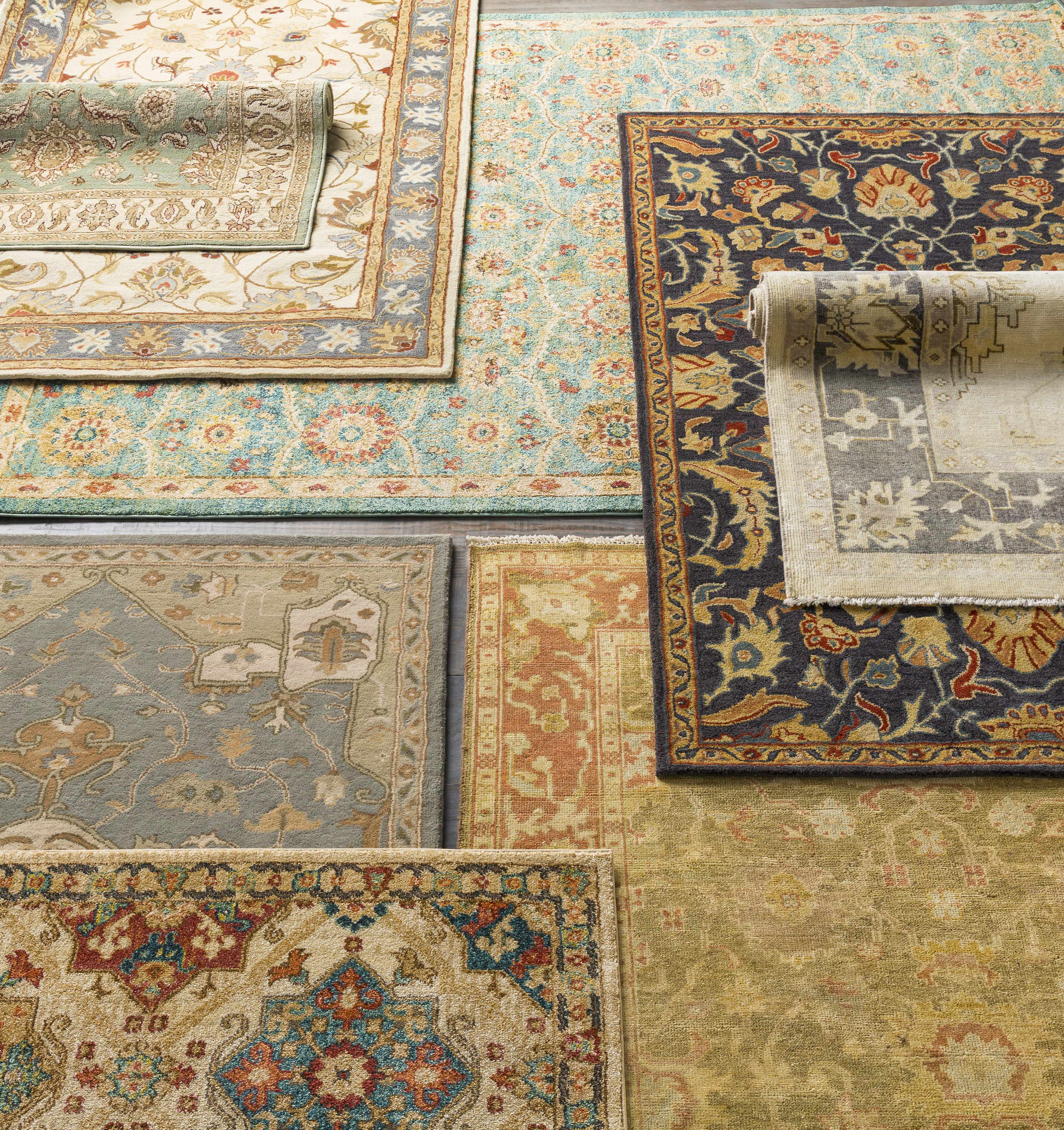 Luxurious Hauteloom Broomfield Gray Wool Area Rug