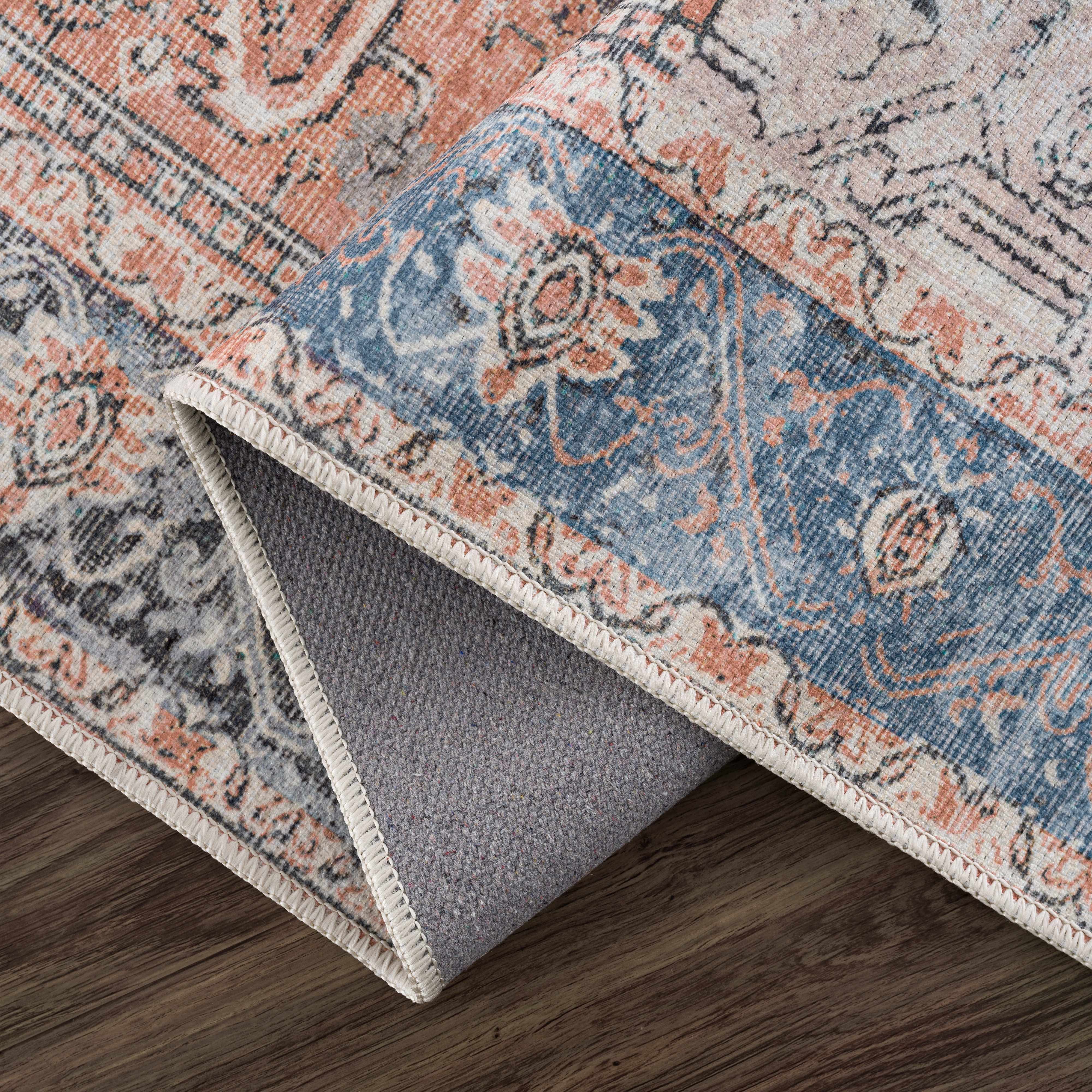 Hauteloom Rosman Distressed Washable Rug - Transform Your Space with Style